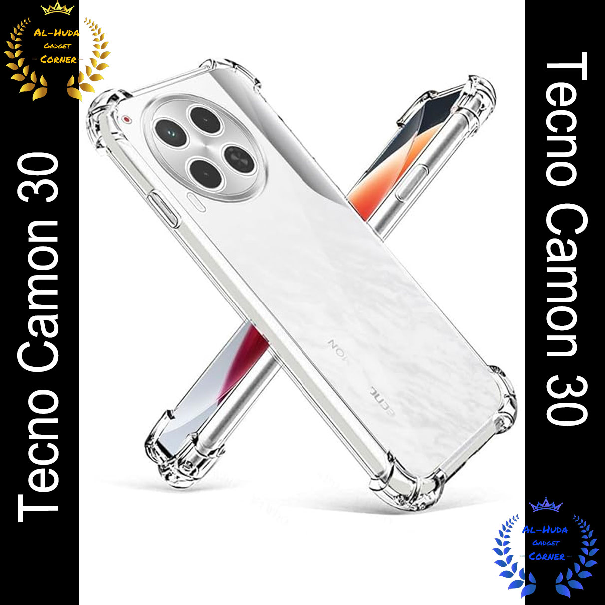 Transparent back cover For Tecno Camon 30 5G Luxury transparent Protect Back Cover Soft Case Silicone Phone Cases Price in Bangladesh - Mobile.com.bd