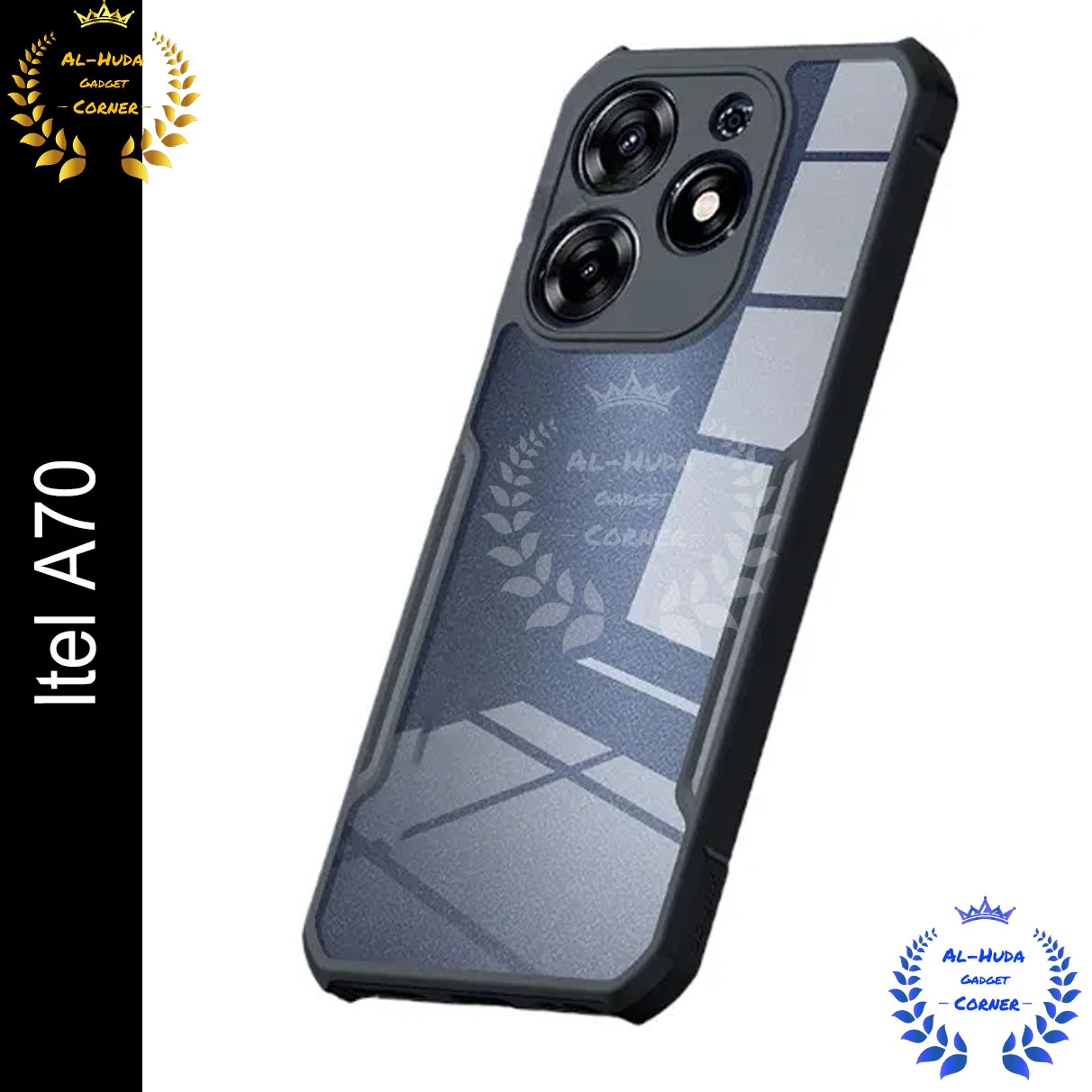 Xundd Back Cover for Itel A70 Transparent Hybrid Hard PC Back Bumper (Best Quality) Silicone Phone Cases Price in Bangladesh - Mobile.com.bd