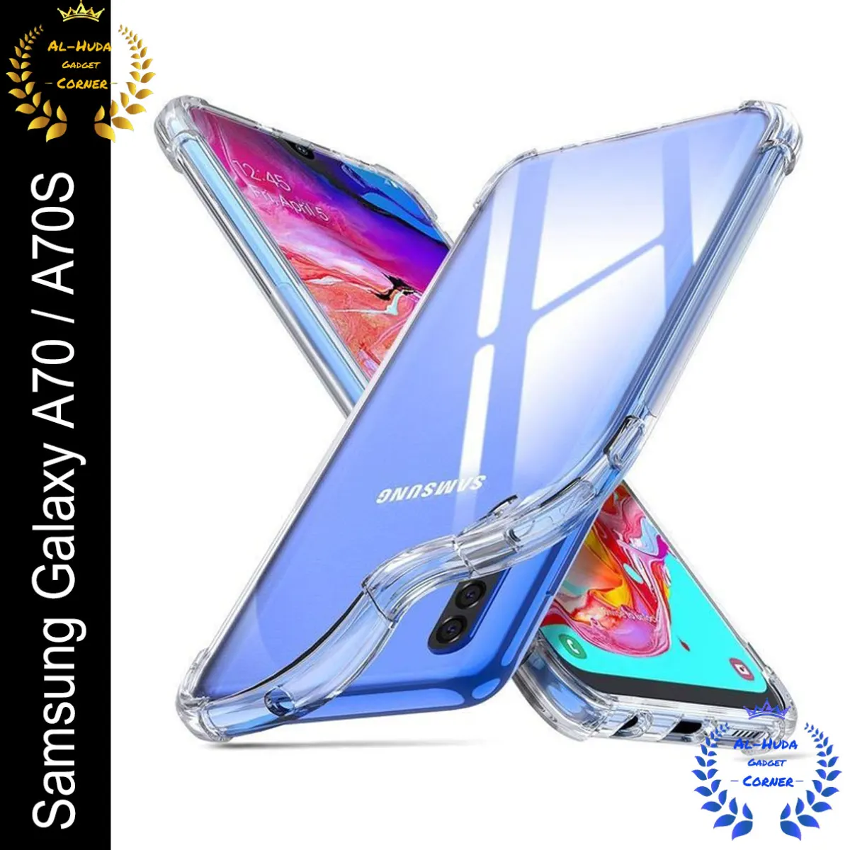 Transparent back cover For Samsung Galaxy A70 / Samsung Galaxy A70s Luxury transparent Protect Back Cover Soft Case