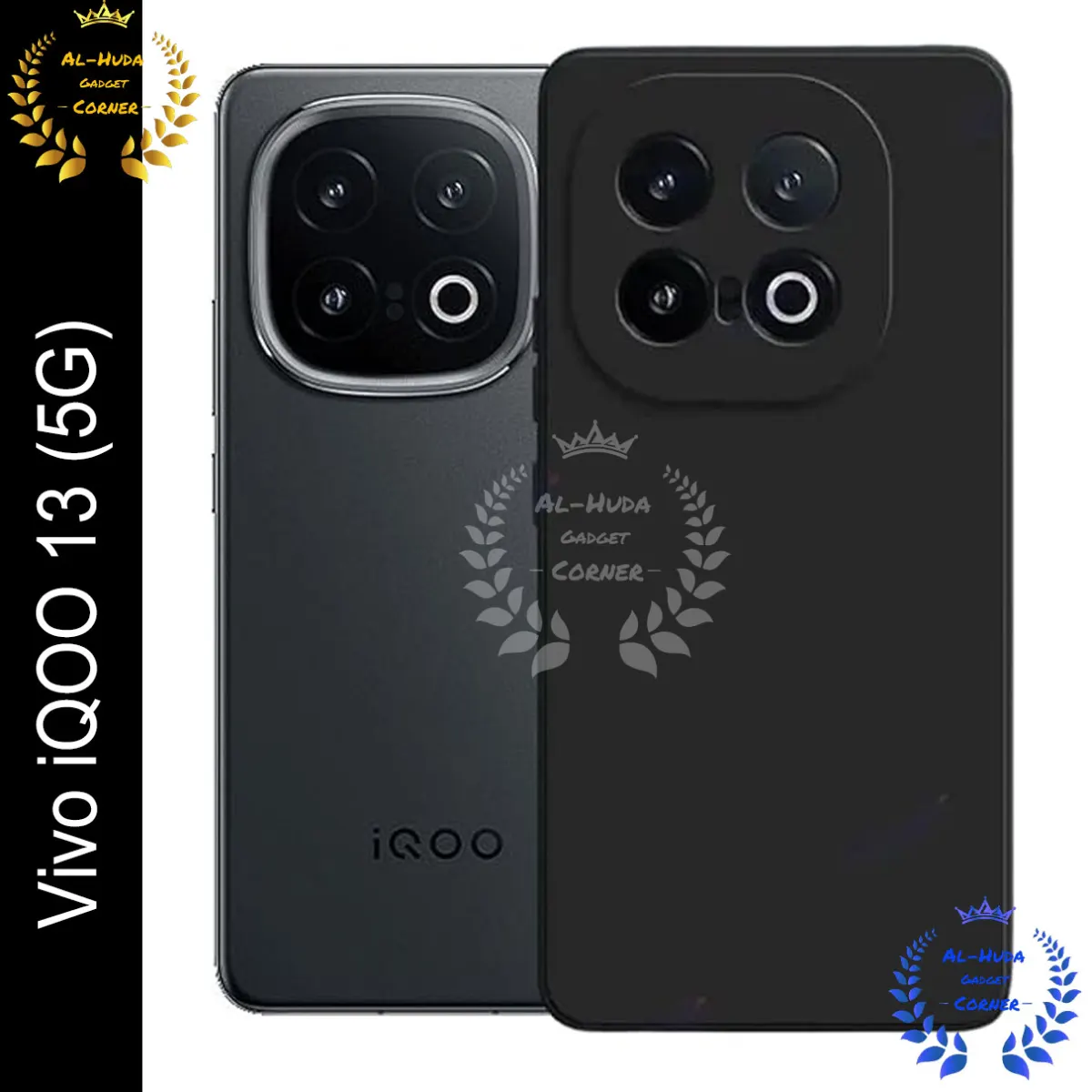 Shockproof & Transparent Crystal Clear Back Cover Case / Matte Protective Lens Flexible Back Cover for vivo iQOO 13 5G | Slim Silicone Cover with Soft Lining Shockproof Full Body Bumper Case