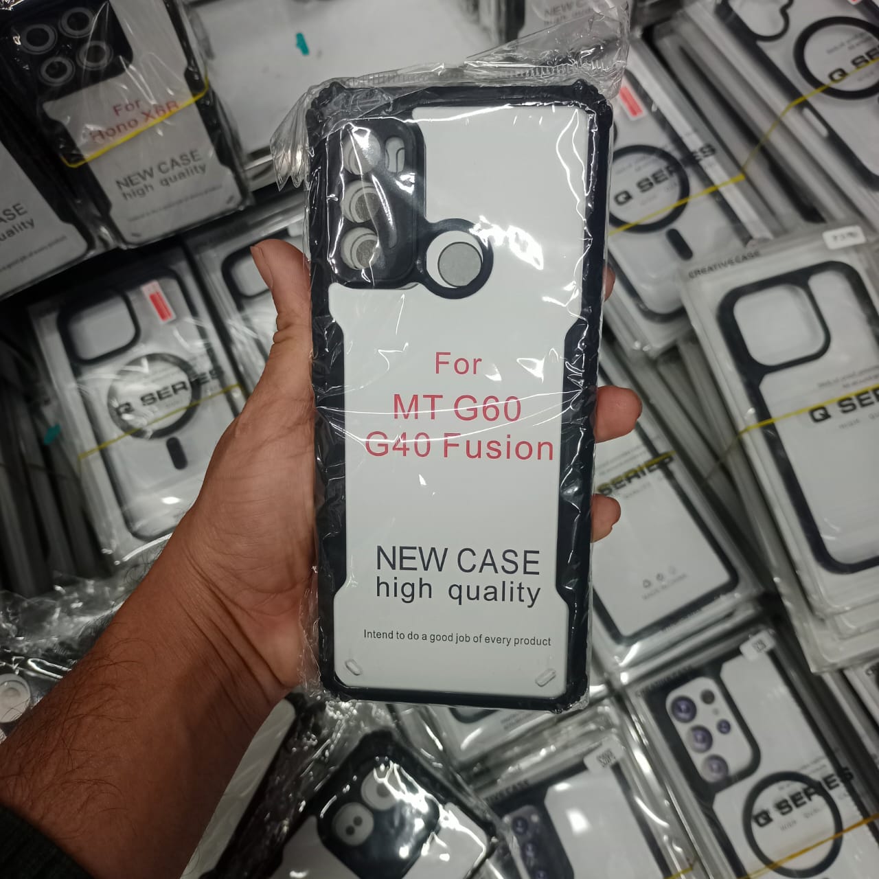 Xundd Back Cover for Motorola Moto G60 Fusion / Motorola Moto G40 Fusion Transparent Hybrid Hard PC Back Bumper Silicone Phone Cases Price in Bangladesh - Mobile.com.bd