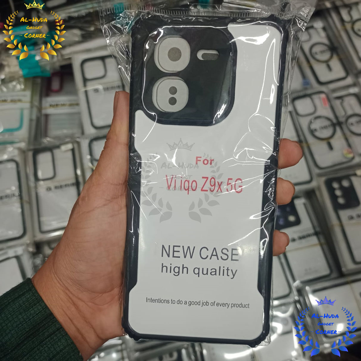 Xundd Back Cover for vivo iQOO Z9x Transparent Hybrid Hard PC Back Bumper Silicone Phone Cases Price in Bangladesh - Mobile.com.bd