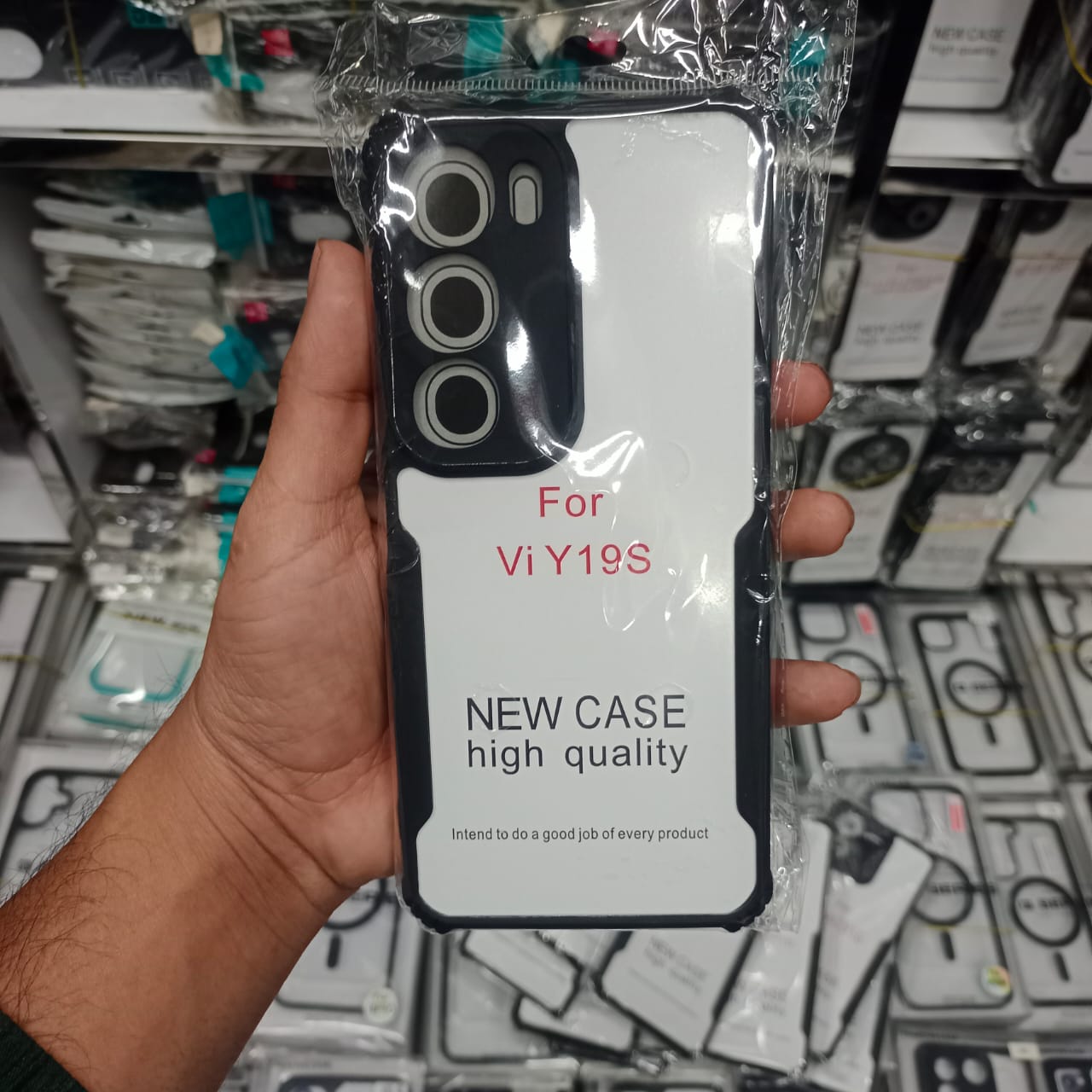 Xundd Back Cover for vivo Y19s Transparent Hybrid Hard PC Back Bumper Silicone Phone Cases Price in Bangladesh - Mobile.com.bd