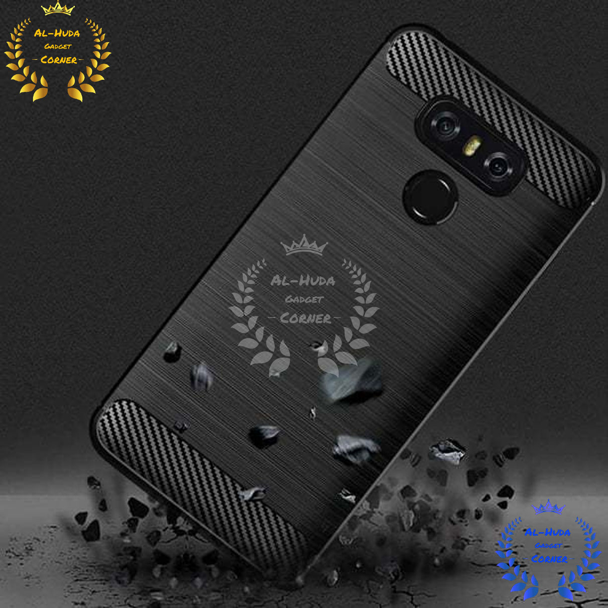 Spigen cover For LG G6 Carbon Fiber Back cover Soft Slim Fashion Non-Slip Protective Carbon Fiber Phone Case Silicone Phone Cases Price in Bangladesh - Mobile.com.bd