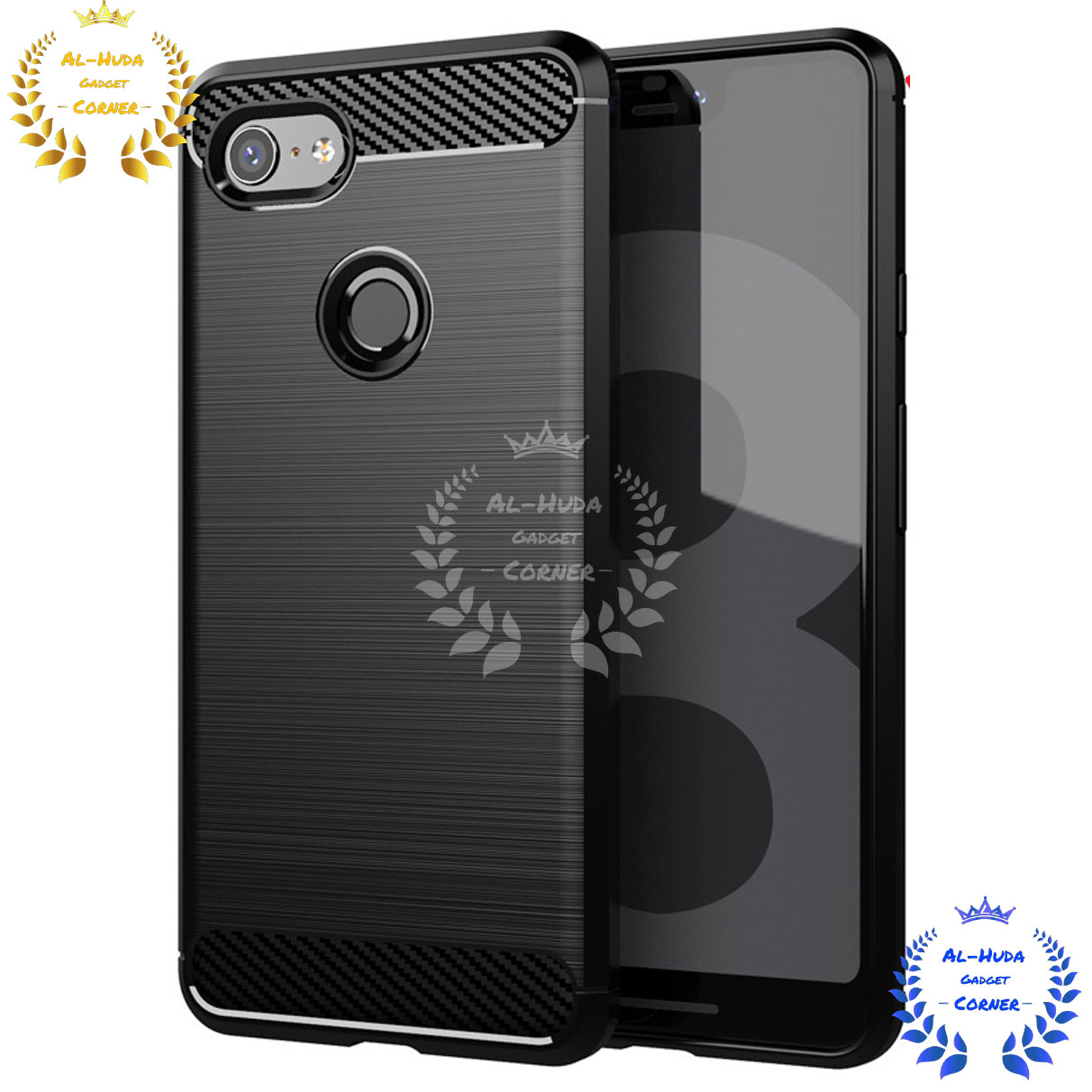 Spigen cover For Google Pixel 3a XL Carbon Fiber Back cover Soft Slim Fashion Non-Slip Protective Carbon Fiber Phone Case Silicone Phone Cases Price in Bangladesh - Mobile.com.bd