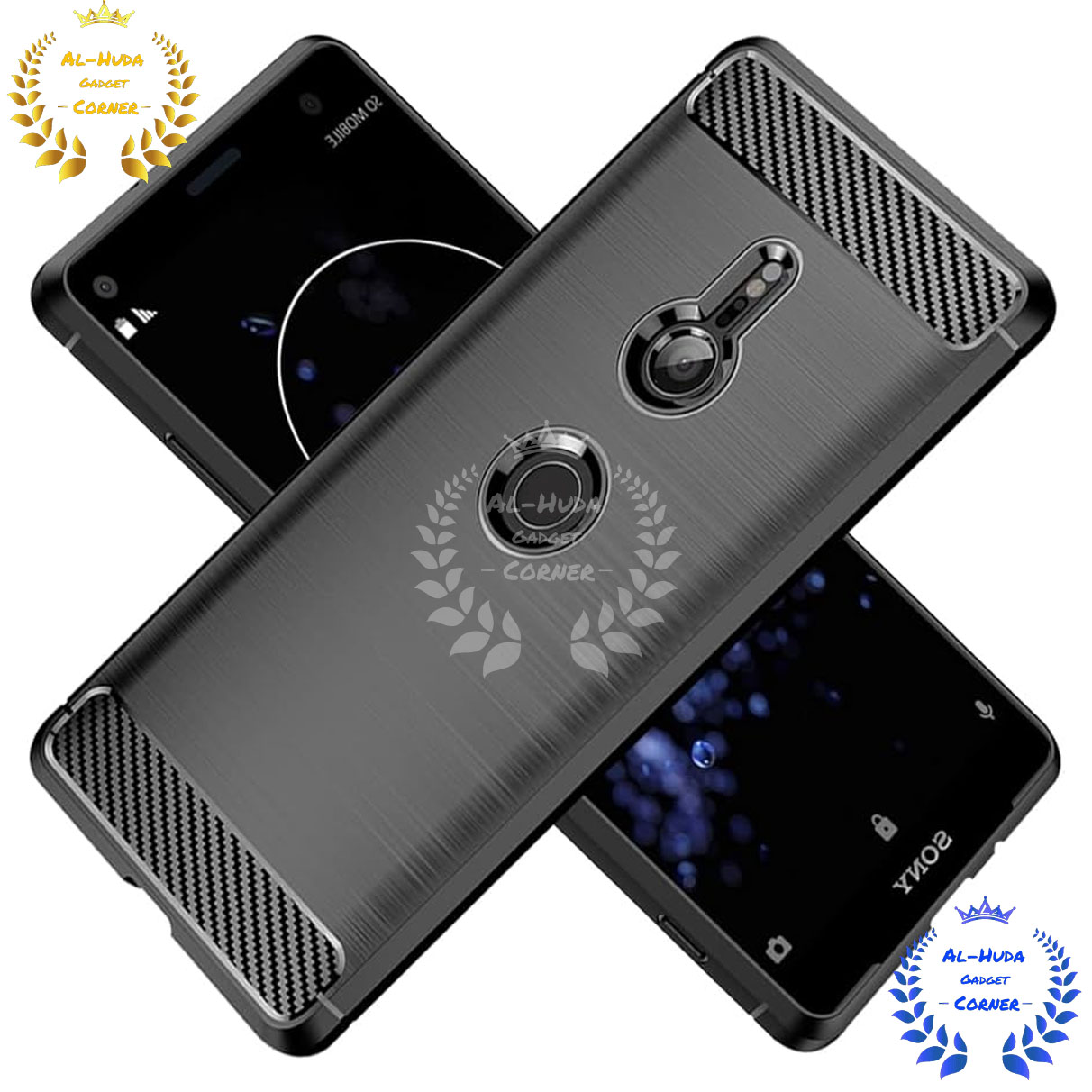 Spigen cover For Sony Xperia XZ3 Carbon Fiber Back cover Soft Slim Fashion Non-Slip Protective Carbon Fiber Phone Case Silicone Phone Cases Price in Bangladesh - Mobile.com.bd