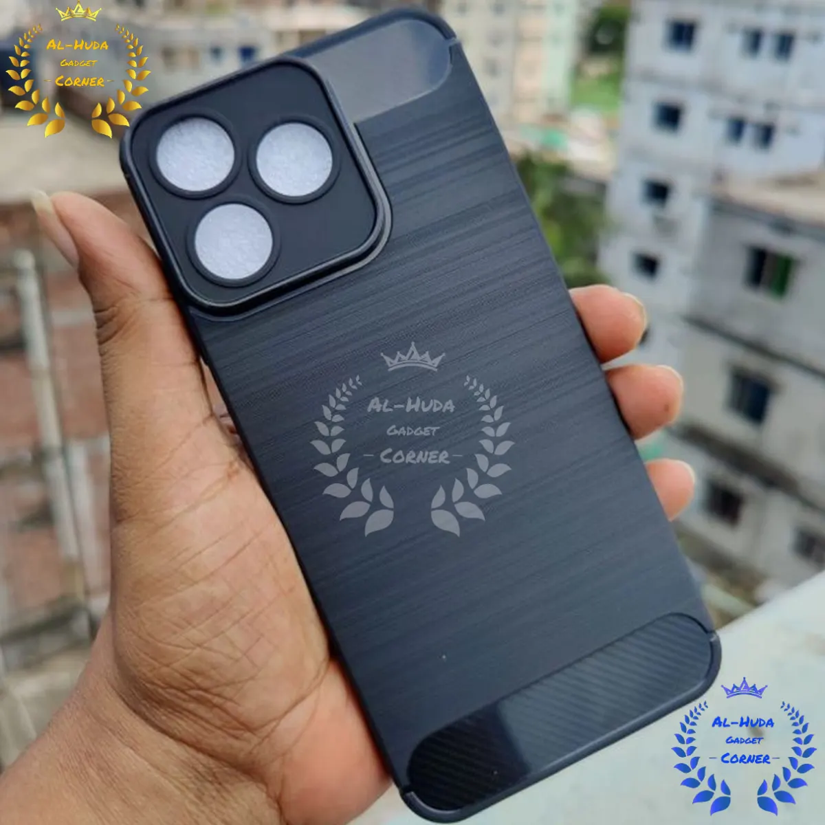 Spigen cover For Walton Orbit Y12 Carbon Fiber Back cover Soft Slim Fashion Non-Slip Protective Carbon Fiber Phone Case
