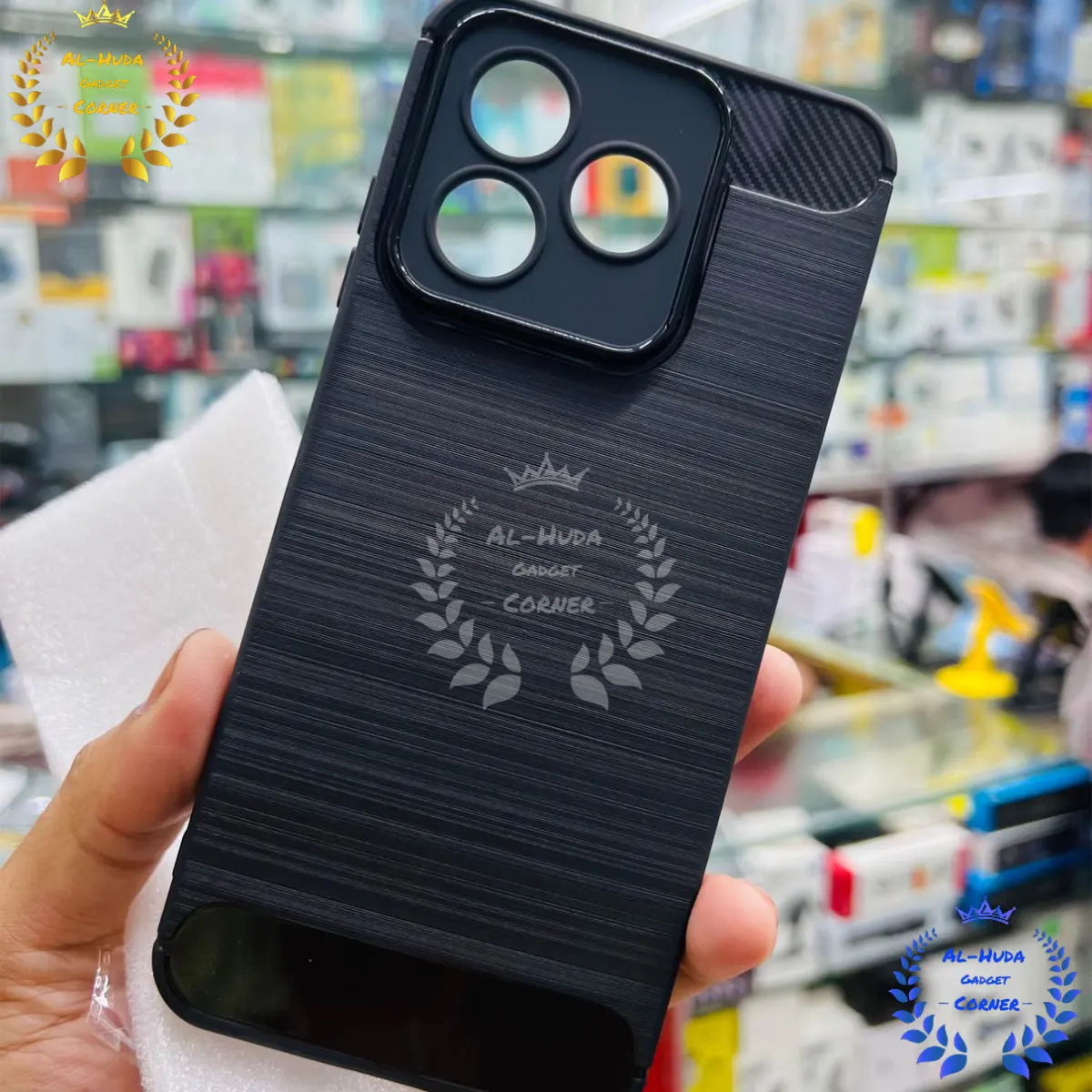 Spigen cover For Symphony Innova 20 Carbon Fiber Back cover Soft Slim Fashion Non-Slip Protective Carbon Fiber Phone Case