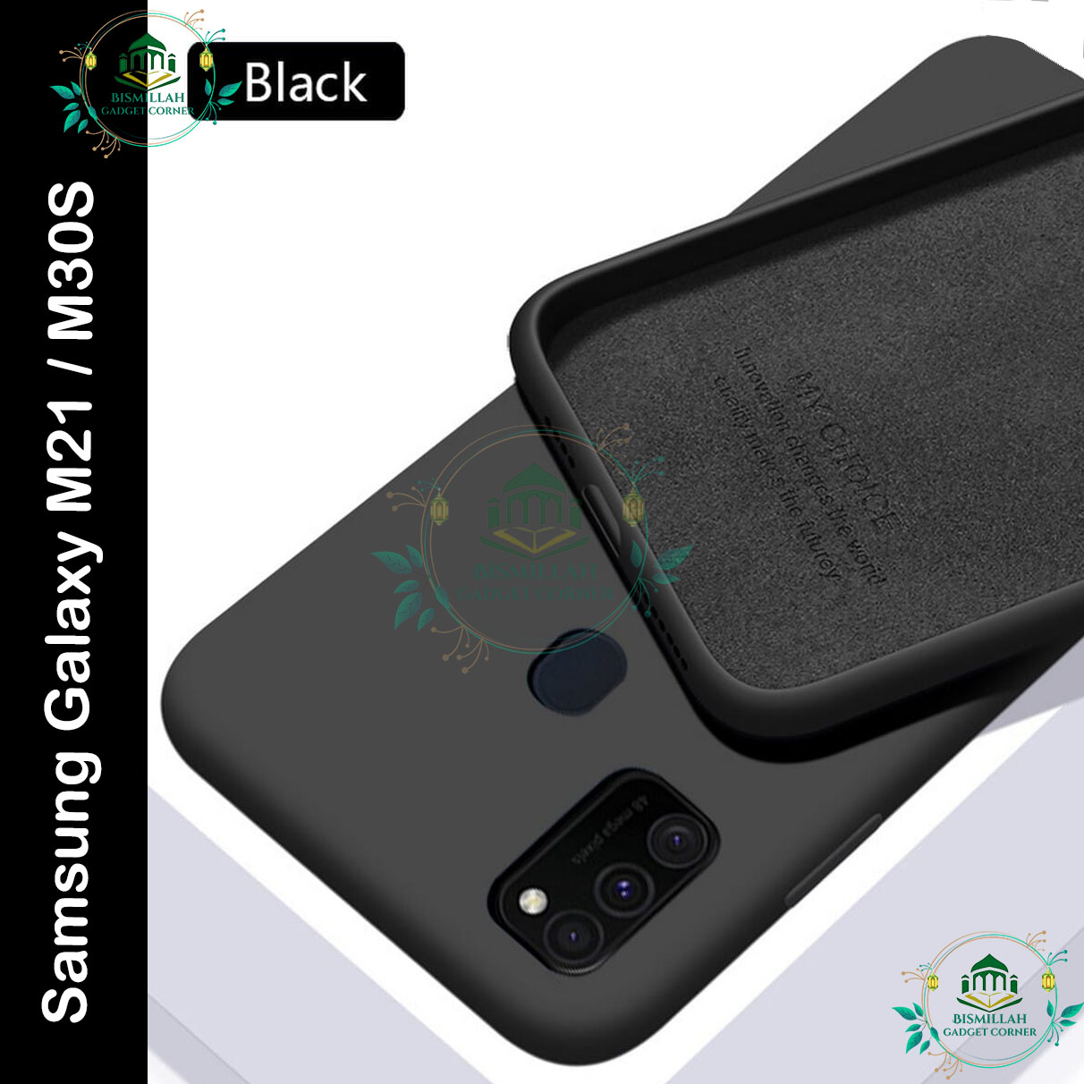 Samsung Galaxy M21 / Samsung Galaxy M30S back cover Black Soft Ultra-Thin Flexible Protective Mobile Phone Back Cover Silicone Phone Cases Price in Bangladesh - Mobile.com.bd