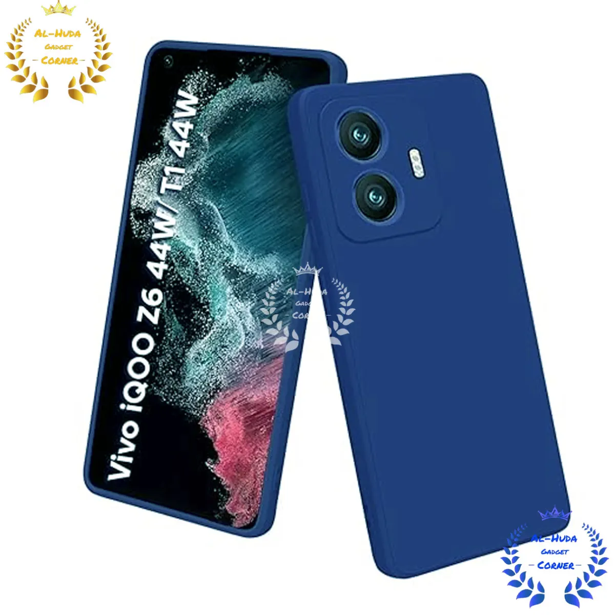 Shockproof & Transparent Crystal Clear Back Cover Case / Matte Protective Lens Flexible Back Cover for Vivo T1 4G / vivo T1 44W / Vivo Y55 4G / vivo iQOO Z6 44W | Slim Silicone Cover with Soft Lining Shockproof Full Body Bumper Case