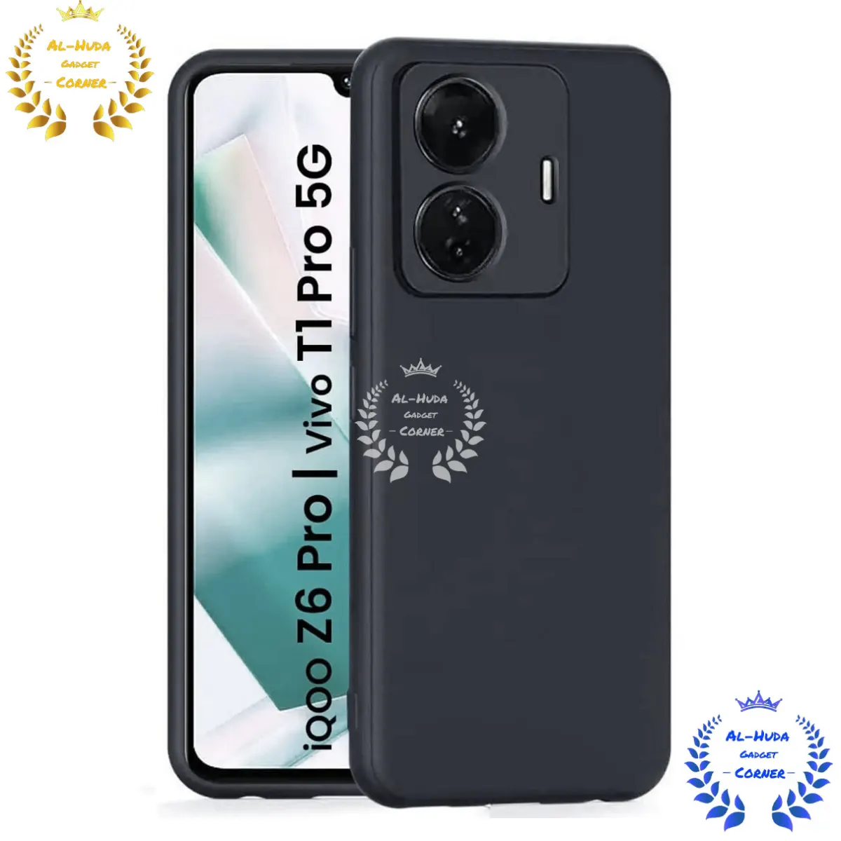 Shockproof & Transparent Crystal Clear Back Cover Case / Matte Protective Lens Flexible Back Cover for iQOO Z6 Pro / Vivo S15E / Vivo T1 Pro 5G | Slim Silicone Cover with Soft Lining Shockproof Full Body Bumper Case