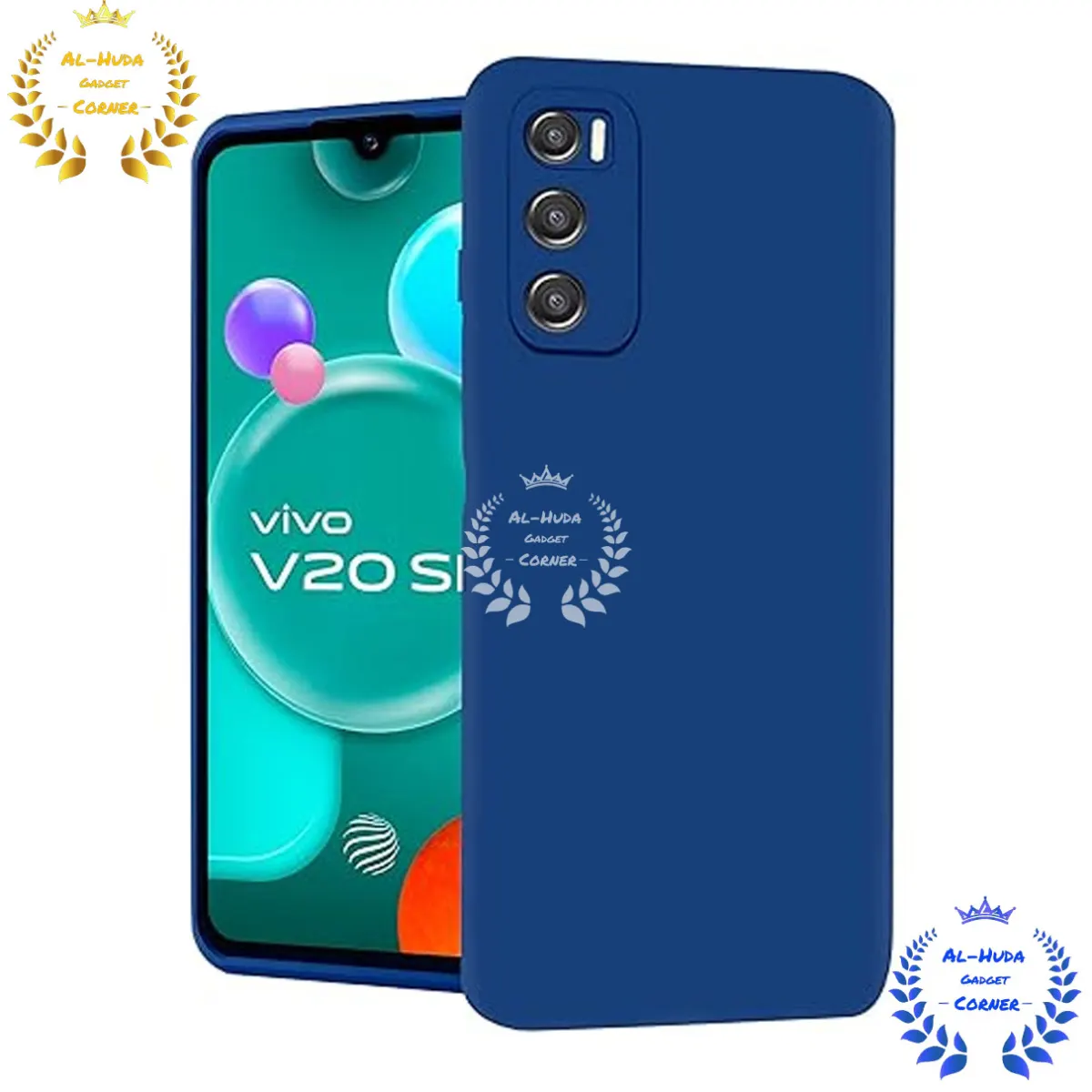Shockproof & Transparent Crystal Clear Back Cover Case / Matte Protective Lens Flexible Back Cover for Vivo V20 SE | Slim Silicone Cover with Soft Lining Shockproof Full Body Bumper Case