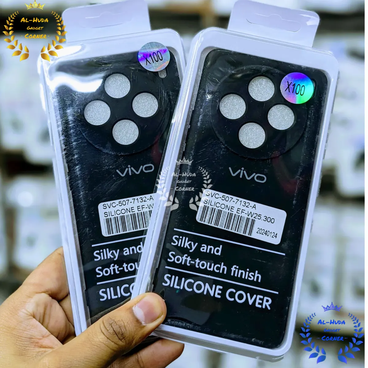 Shockproof & Transparent Crystal Clear Back Cover Case / Matte Protective Lens Flexible Back Cover for Vivo X100 5G | Slim Silicone Cover with Soft Lining Shockproof Full Body Bumper Case
