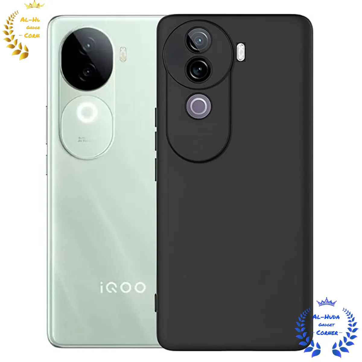 Shockproof & Transparent Crystal Clear Back Cover Case / Matte Protective Lens Flexible Back Cover for Vivo V40e 5G / iQOO Z9s 5G | Slim Silicone Cover with Soft Lining Shockproof Full Body Bumper Case