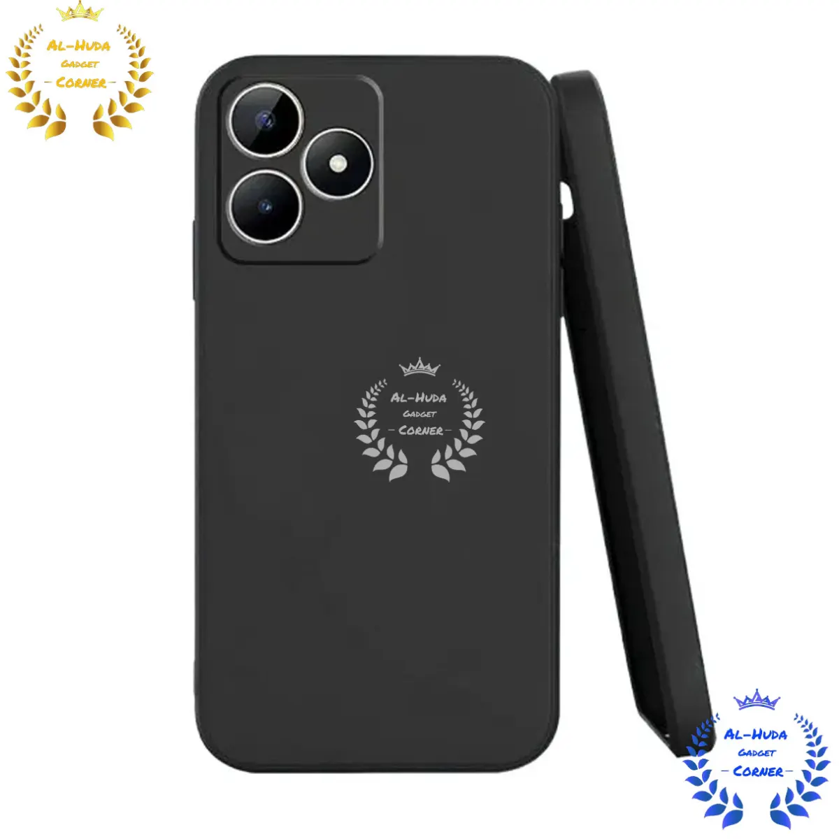 Shockproof & Transparent Crystal Clear Back Cover Case / Matte Protective Lens Flexible Back Cover for Realme Note 50 | Slim Silicone Cover with Soft Lining Shockproof Full Body Bumper Case