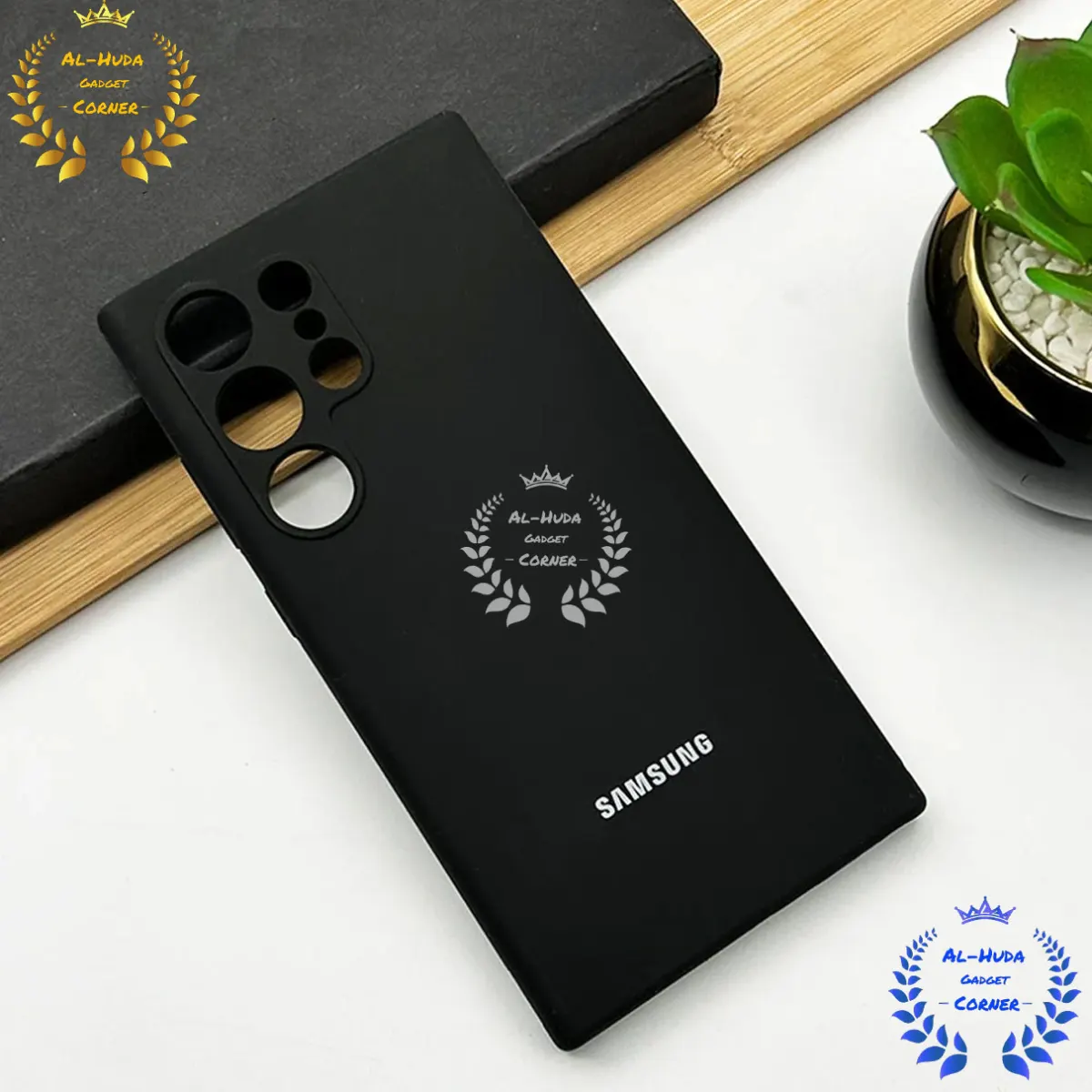 Shockproof & Transparent Crystal Clear Back Cover Case / Matte Protective Lens Flexible Back Cover for Samsung Galaxy S24 Ultra 5G | Slim Silicone Cover with Soft Lining Shockproof Full Body Bumper Case