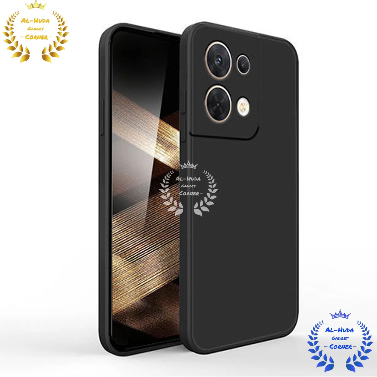 Shockproof & Transparent Crystal Clear Back Cover Case / Matte Protective Lens Flexible Back Cover for Xiaomi Redmi Note 13 4G | Slim Silicone Cover with Soft Lining Shockproof Full Body Bumper Case