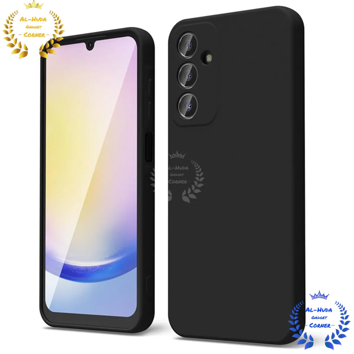 Shockproof & Transparent Crystal Clear Back Cover Case / Matte Protective Lens Flexible Back Cover for Samsung Galaxy A25 5G | Slim Silicone Cover with Soft Lining Shockproof Full Body Bumper Case