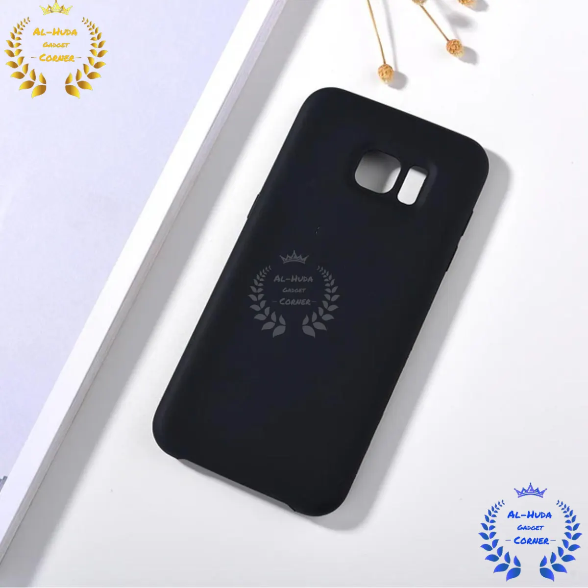 Shockproof & Transparent Crystal Clear Back Cover Case / Matte Protective Lens Flexible Back Cover for Samsung Galaxy S7 Edge | Slim Silicone Cover with Soft Lining Shockproof Full Body Bumper Case