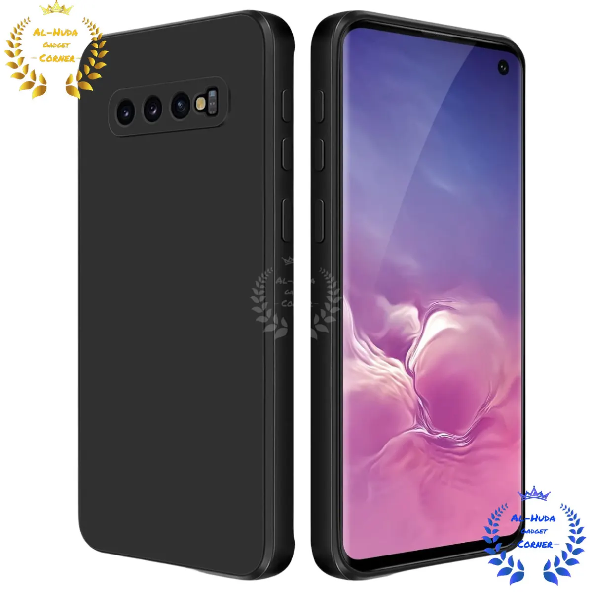 Shockproof & Transparent Crystal Clear Back Cover Case / Matte Protective Lens Flexible Back Cover for Samsung Galaxy S10 4g | Slim Silicone Cover with Soft Lining Shockproof Full Body Bumper Case