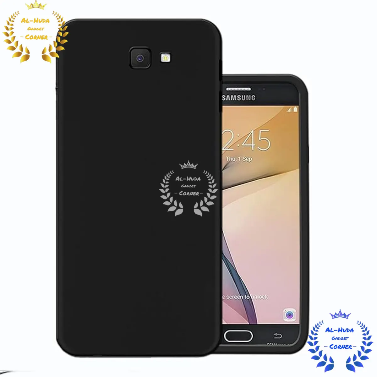 Shockproof & Transparent Crystal Clear Back Cover Case / Matte Protective Lens Flexible Back Cover for Samsung Galaxy J7 Prime / Samsung Galaxy G6100 / Samsung Galaxy ON7 2016 | Slim Silicone Cover with Soft Lining Shockproof Full Body Bumper Case