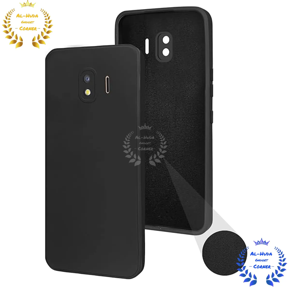 Shockproof & Transparent Crystal Clear Back Cover Case / Matte Protective Lens Flexible Back Cover for Samsung Galaxy J2 Core | Slim Silicone Cover with Soft Lining Shockproof Full Body Bumper Case