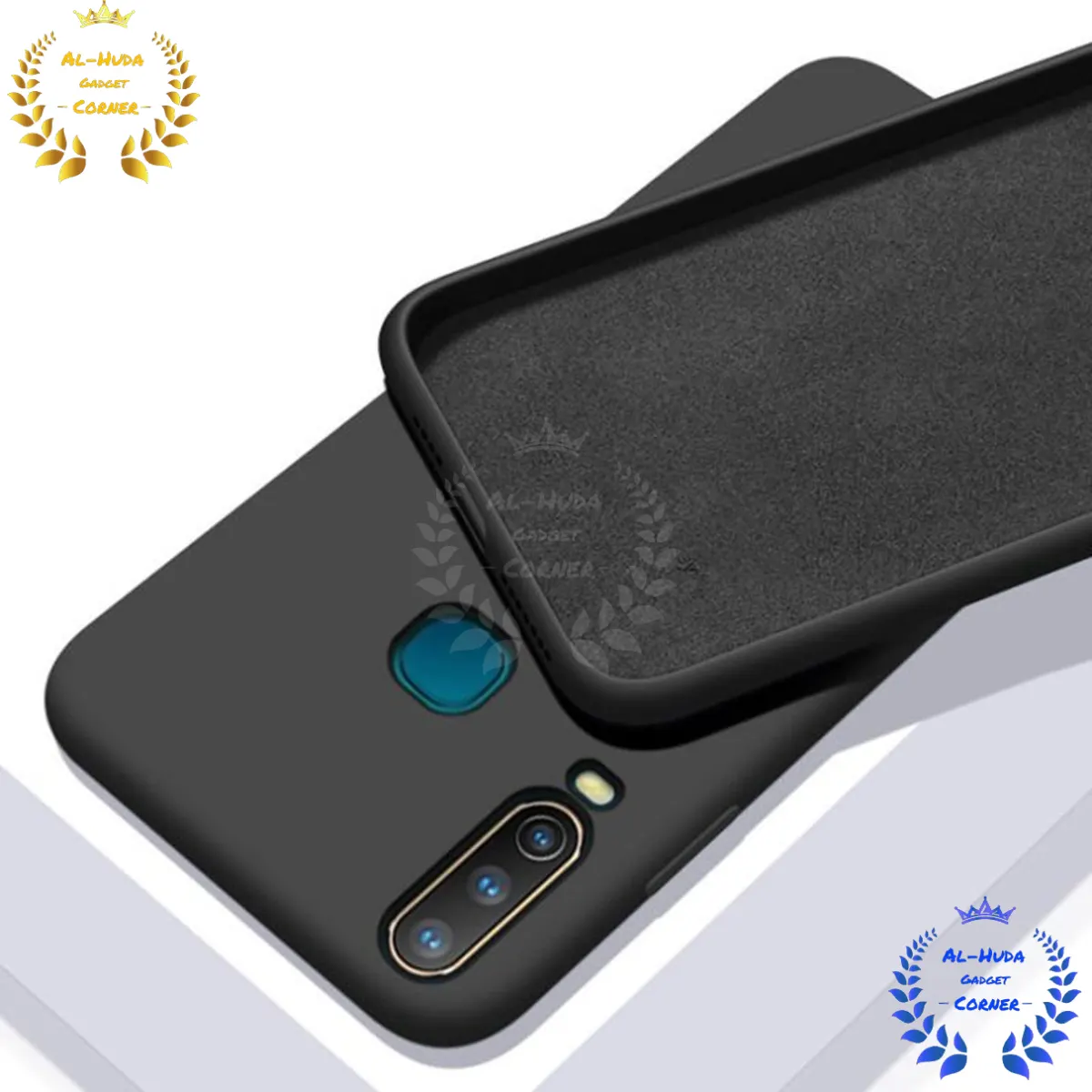 Shockproof & Transparent Crystal Clear Back Cover Case / Matte Protective Lens Flexible Back Cover for Samsung Galaxy M40 / Samsung Galaxy A60 | Slim Silicone Cover with Soft Lining Shockproof Full Body Bumper Case