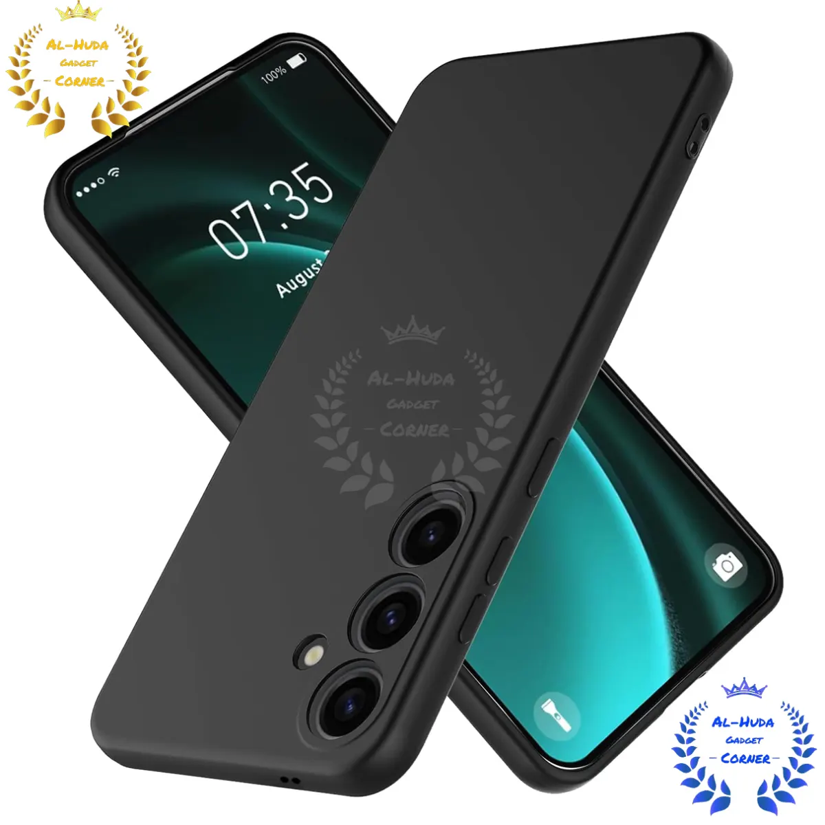 Shockproof & Transparent Crystal Clear Back Cover Case / Matte Protective Lens Flexible Back Cover for Samsung Galaxy S24 FE 5G | Slim Silicone Cover with Soft Lining Shockproof Full Body Bumper Case
