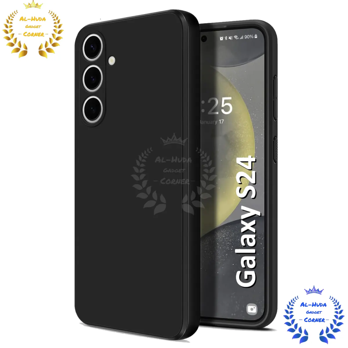 Shockproof & Transparent Crystal Clear Back Cover Case / Matte Protective Lens Flexible Back Cover for Samsung Galaxy S24 5G | Slim Silicone Cover with Soft Lining Shockproof Full Body Bumper Case