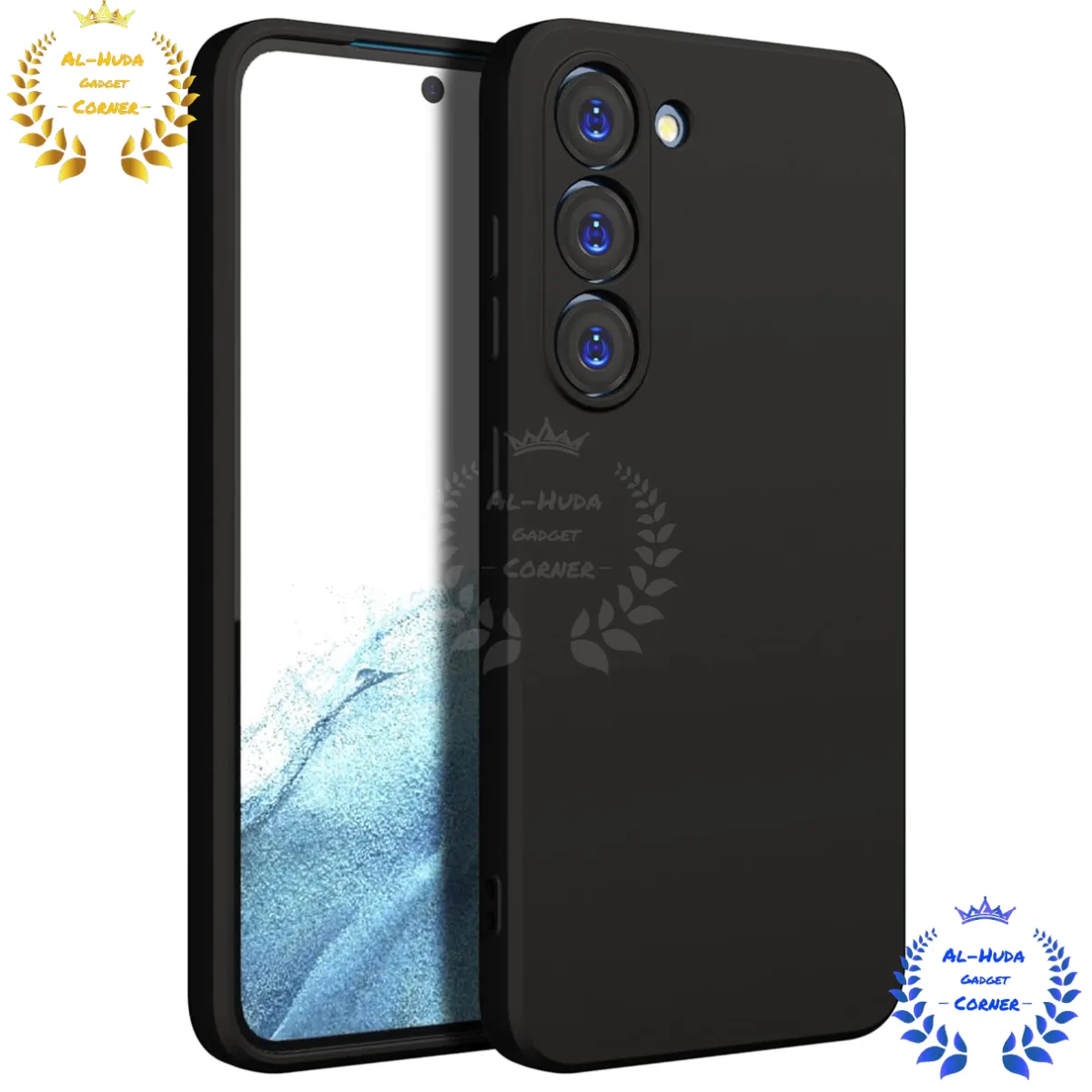 Shockproof & Transparent Crystal Clear Back Cover Case / Matte Protective Lens Flexible Back Cover for Samsung Galaxy S23 Plus 5G | Slim Silicone Cover with Soft Lining Shockproof Full Body Bumper Case