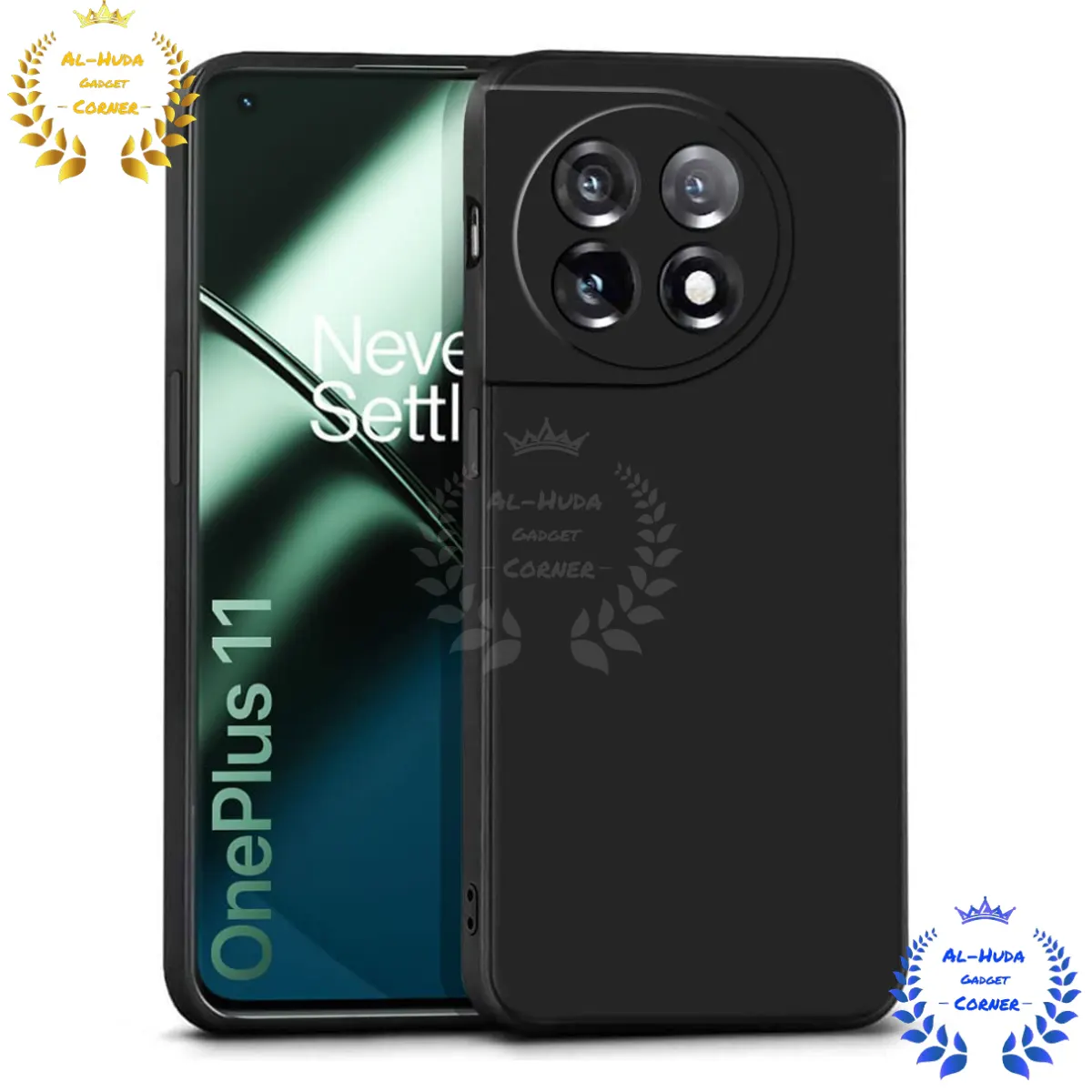 Shockproof & Transparent Crystal Clear Back Cover Case / Matte Protective Lens Flexible Back Cover for OnePlus 11 5G / 1+ 11 5G | Slim Silicone Cover with Soft Lining Shockproof Full Body Bumper Case