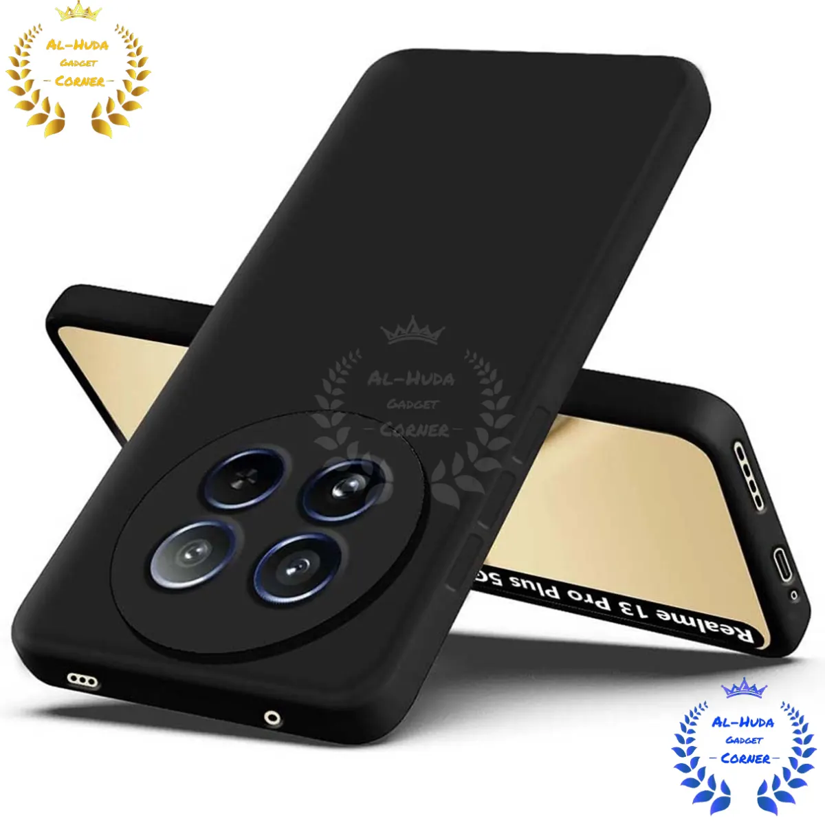 Shockproof & Transparent Crystal Clear Back Cover Case / Matte Protective Lens Flexible Back Cover for Realme 13 Pro / Realme 13 Pro Plus 5G | Slim Silicone Cover with Soft Lining Shockproof Full Body Bumper Case
