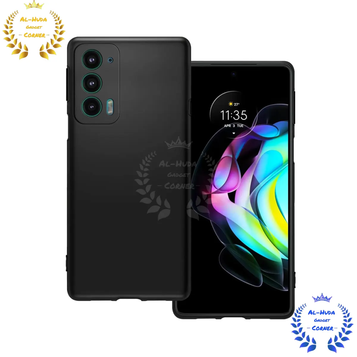 Shockproof & Transparent Crystal Clear Back Cover Case / Matte Protective Lens Flexible Back Cover for Motorola Moto Edge 20 | Slim Silicone Cover with Soft Lining Shockproof Full Body Bumper Case
