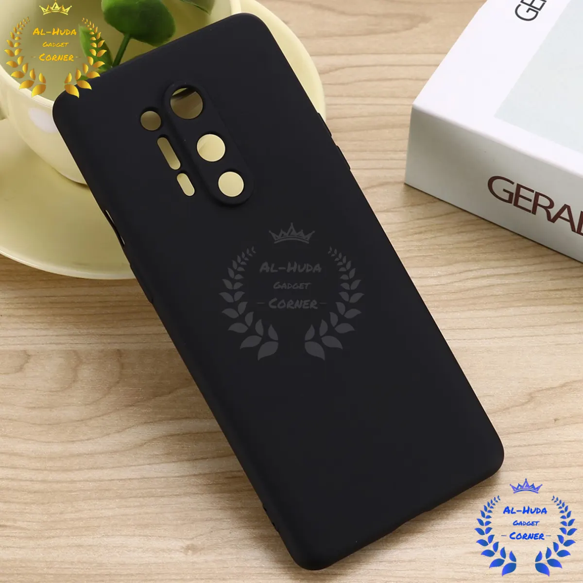 Shockproof & Transparent Crystal Clear Back Cover Case / Matte Protective Lens Flexible Back Cover for OnePlus 8 Pro 5G / 1+ 8 Pro 5G | Slim Silicone Cover with Soft Lining Shockproof Full Body Bumper Case