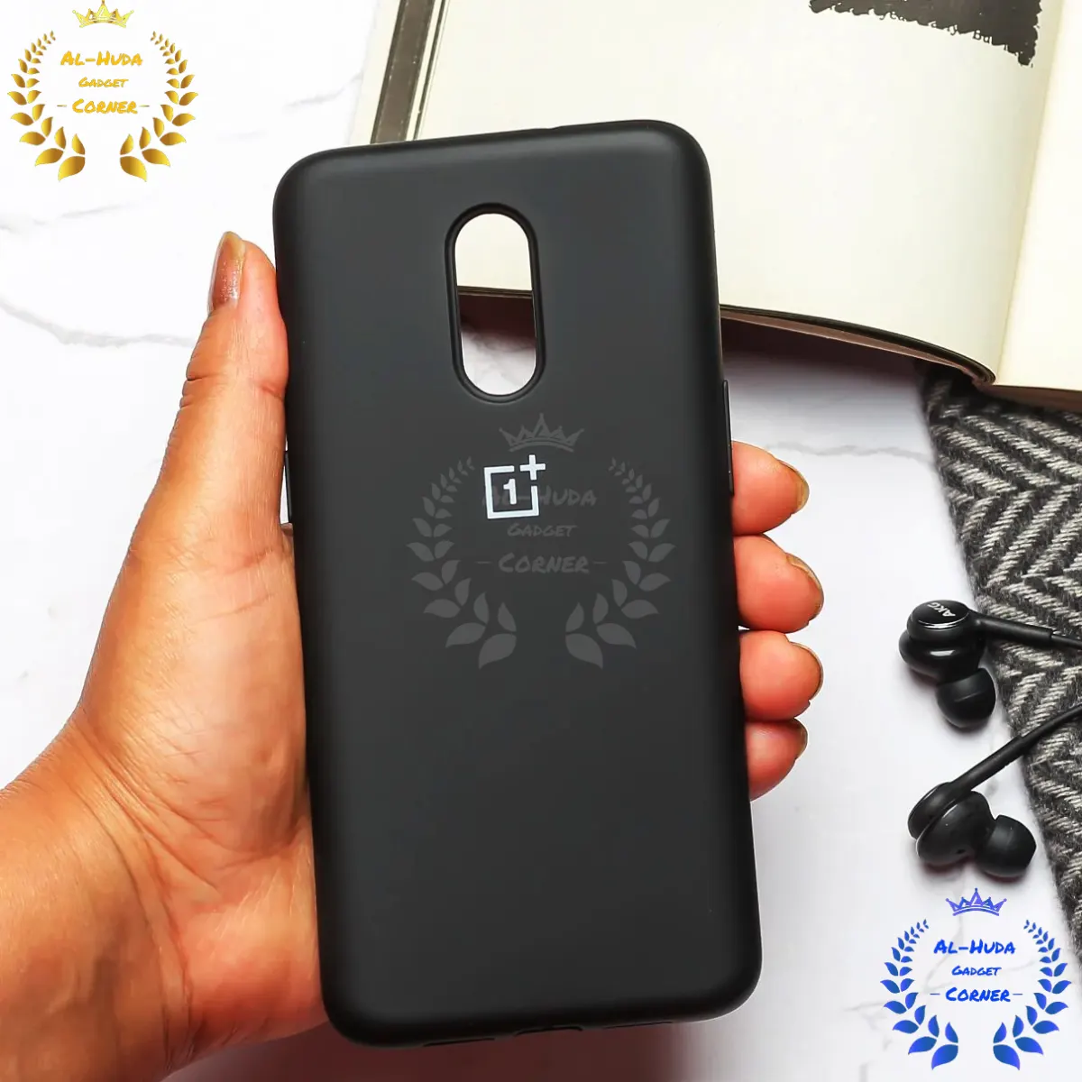 Shockproof & Transparent Crystal Clear Back Cover Case / Matte Protective Lens Flexible Back Cover for OnePlus 7 / OnePlus 6T / 1+ 7 / 1+ 6T | Slim Silicone Cover with Soft Lining Shockproof Full Body Bumper Case