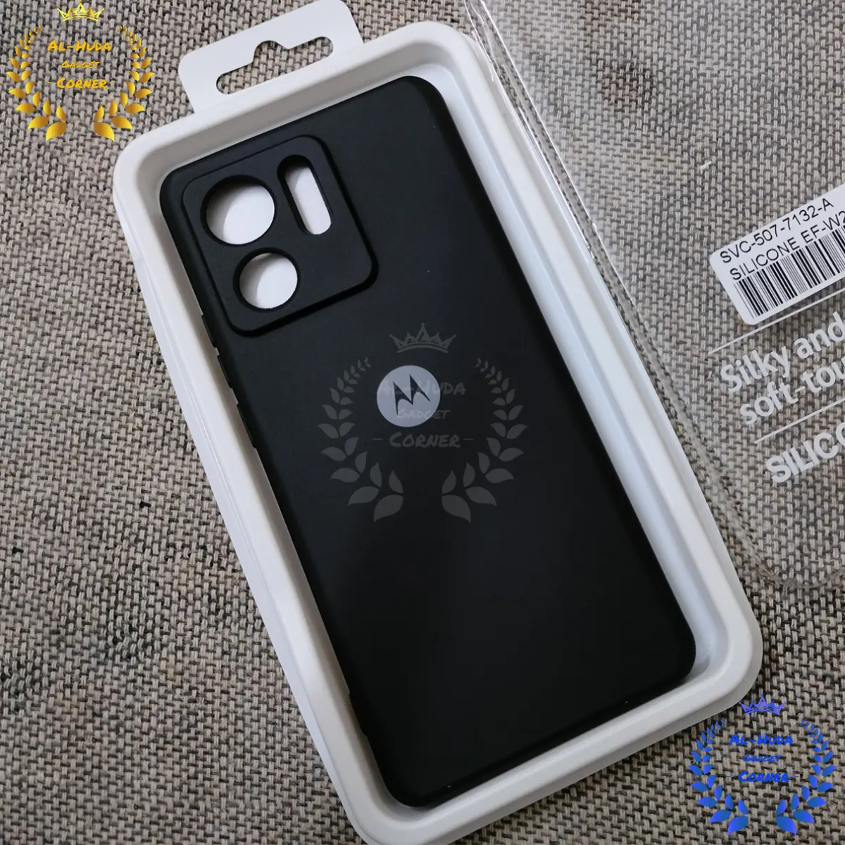 Shockproof & Transparent Crystal Clear Back Cover Case / Matte Protective Lens Flexible Back Cover for Motorola Moto Edge 40 5G | Slim Silicone Cover with Soft Lining Shockproof Full Body Bumper Case
