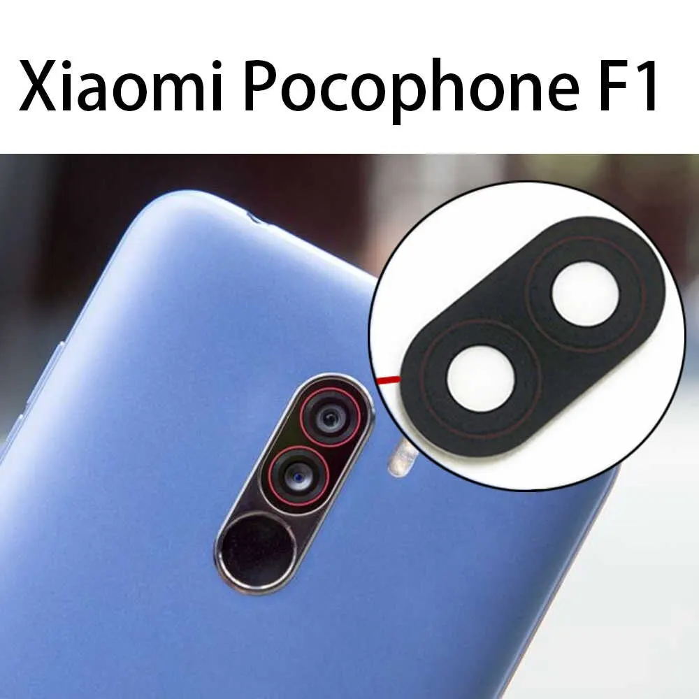 For Xiaomi Poco F1 camera main glass lens Rear Facing Camera Glass Lens Replacement