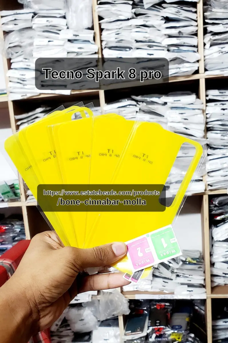 Back Poly Sticker For Tecno Spark 8 Pro Ultra Thin Transparent