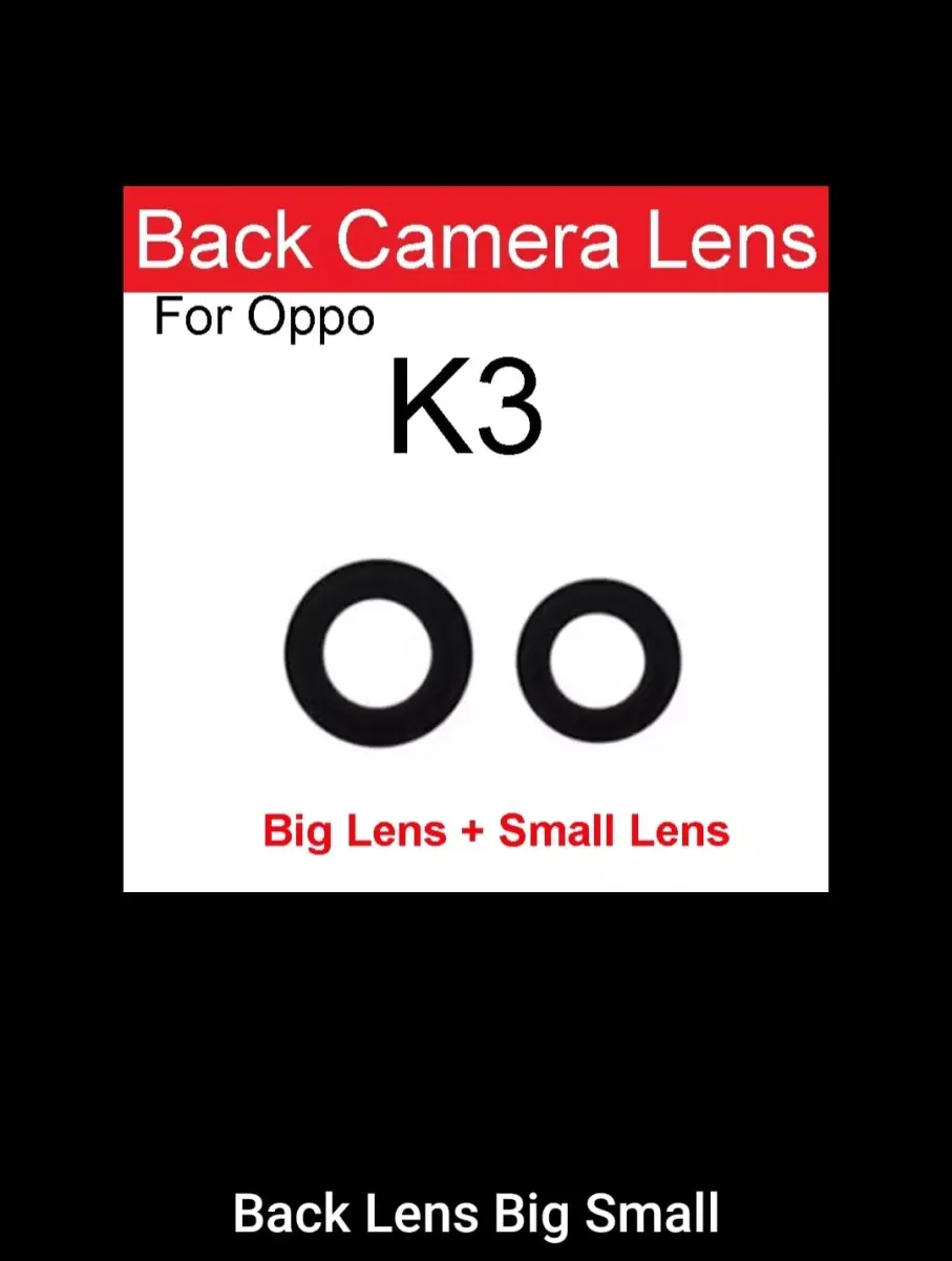 For Oppo K3 main camera glass Rear Facing Camera Glass Lens Replacement