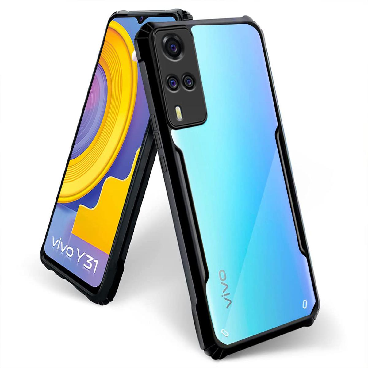 Vivo y31 2021/y51a 2021/y53s 4g/y51 2020 vivo y51 ব্যাক কভারের জন্য শকপ্রুফ tpu বাম্পার হার্ড ক্লিয়ার এক্রাইলিক মোবাইল ফোন কেস-ফোন Silicone Phone Cases Price in Bangladesh - Mobile.com.bd