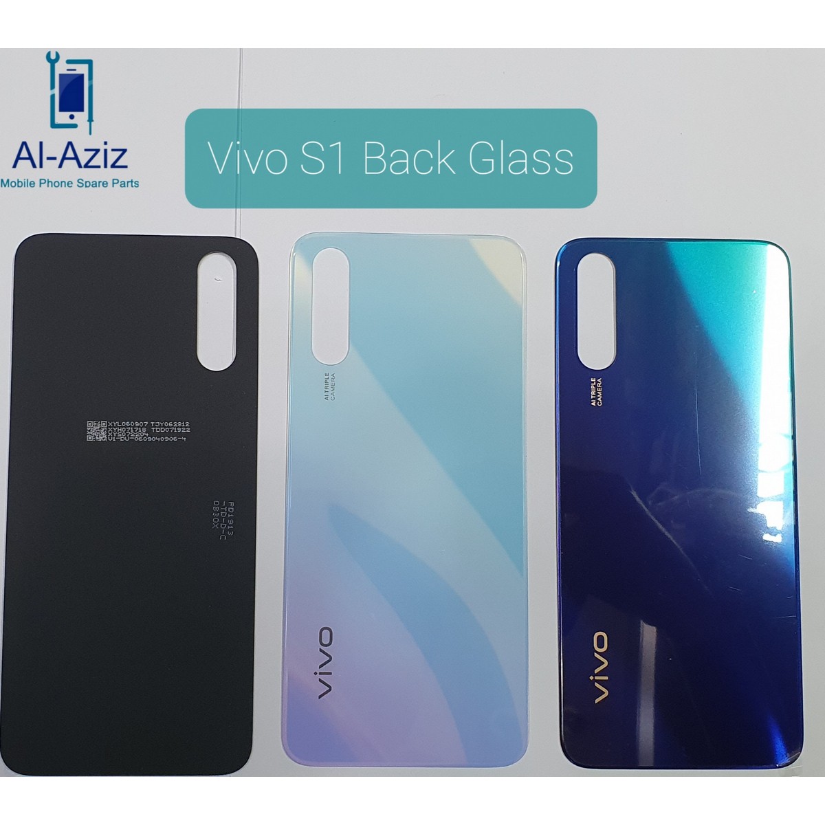Vivo s1 আসল ব্যাক গ্লাস বডি ব্যাক কভার রিপ্লেসমেন্ট Silicone Phone Cases Price in Bangladesh - Mobile.com.bd