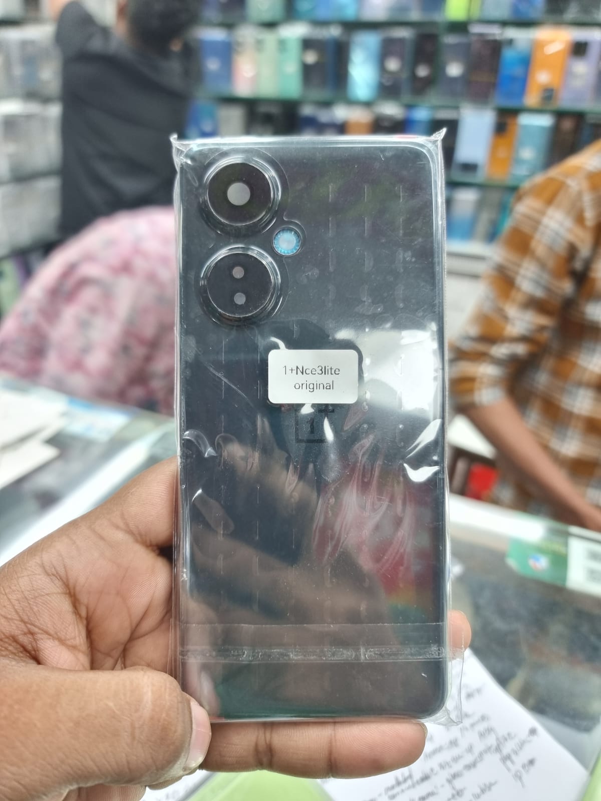 Replacement Backshell Glass Panel + middle fram  for Oneplus Nord CE 3 Lite 5G Battery Back Door Housing Silicone Phone Cases Price in Bangladesh - Mobile.com.bd