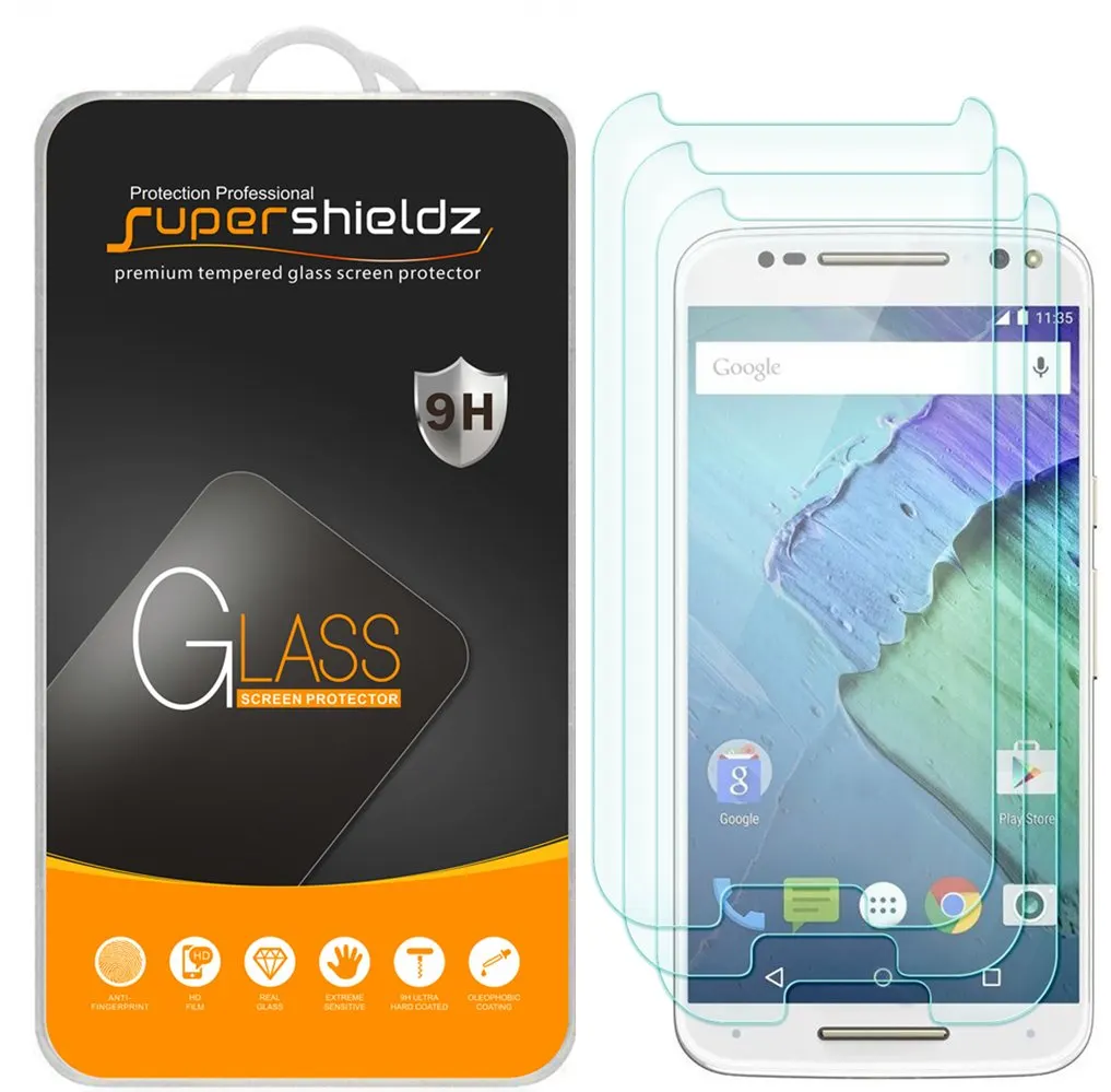 For Motorola Moto X Style....3mm screen protector 9H Hard 2.5D Arc Edge Round Border Screen Protector with Clean Tools