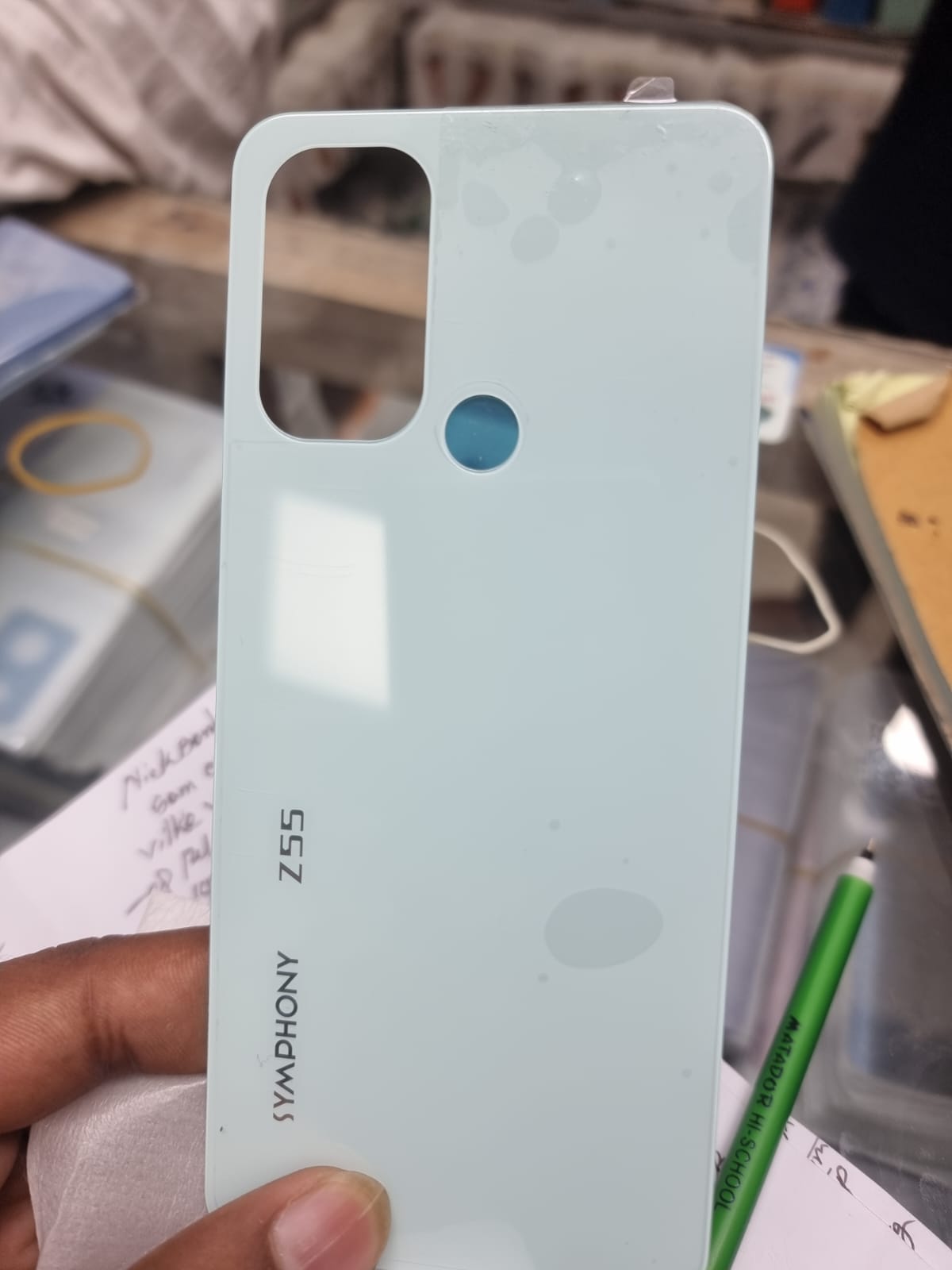 Replacement Backshell Glass Panel for Symphony Z55 Battery Back Door Housing Silicone Phone Cases Price in Bangladesh - Mobile.com.bd