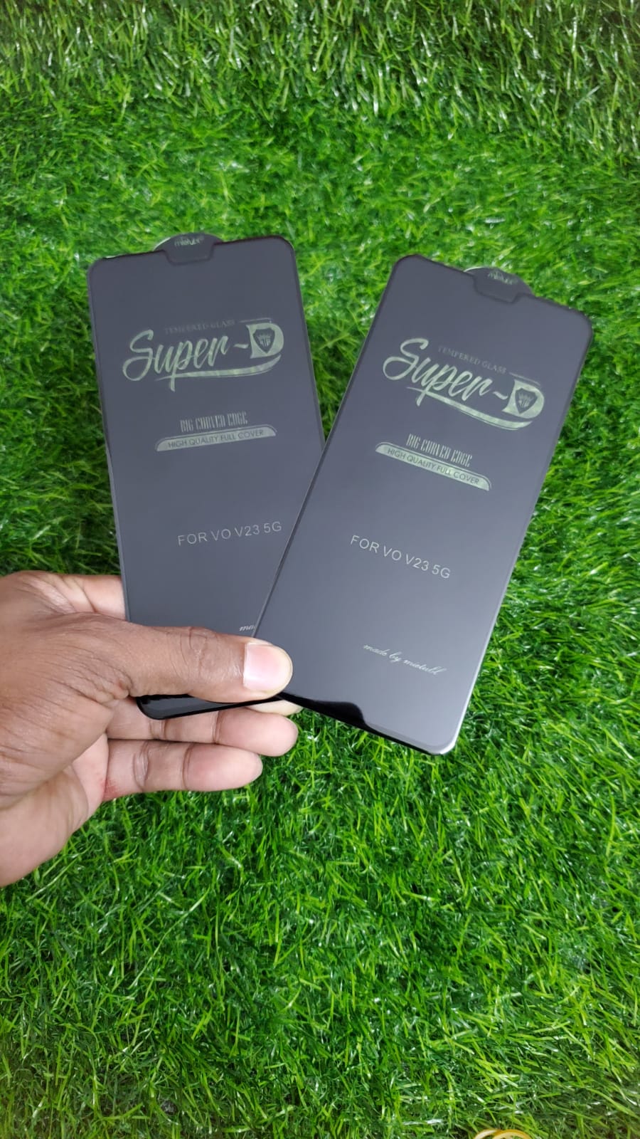For Supur Corved Edge  Quality Full Cover Shining Edge Cell Phone Screen Protector for Vivo V23 5G Silicone Phone Cases Price in Bangladesh - Mobile.com.bd