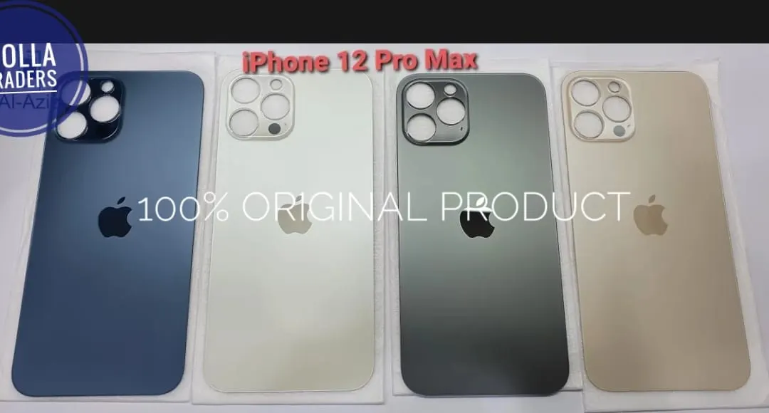 For Apple iPhone 12 Pro  Phone Battery Back Cover Backshell Glass Battery Rear Case Phone Battery Back Cover Backshell Glass Battery Rear Case