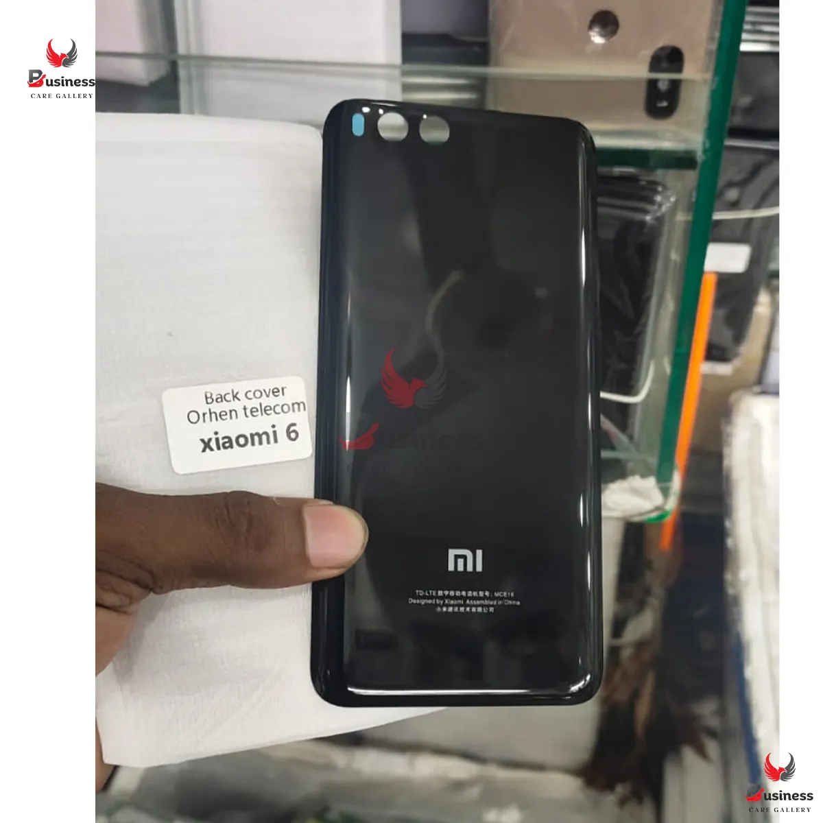 For Xiaomi Mi 6 Phone Battery Back Cover Backshell Glass Battery Rear Case Phone Battery Back Cover Backshell Glass Battery Rear Case - Phone Back Cover - মোবাইল ফোন - Phone
