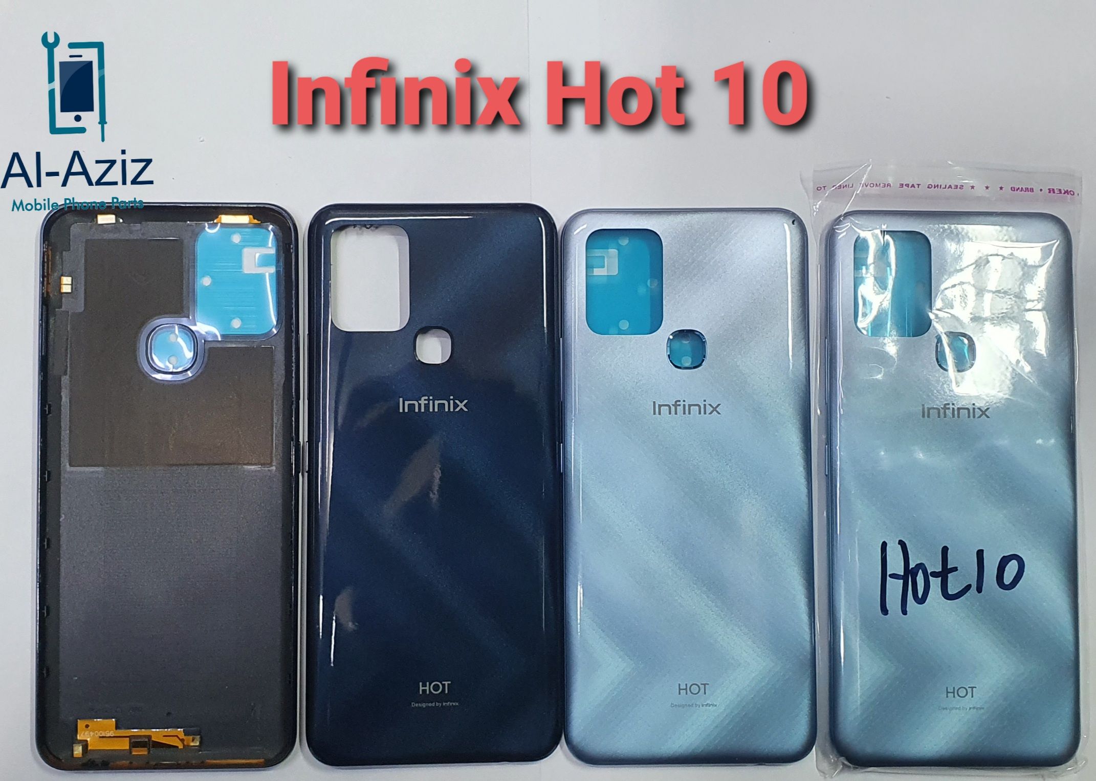 Original Infinix Hot 10  Back Cover Body Back Battery Door  Replacement Silicone Phone Cases Price in Bangladesh - Mobile.com.bd
