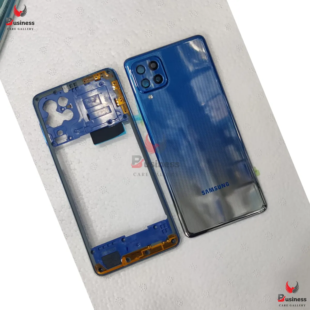 Replacement Backshell Panel + midel frame for Samsung Galaxy F62 Battery Back Door Back panel