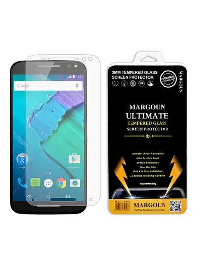 For Motorola Moto X....3mm screen protector 9H Hard 2.5D Arc Edge Round Border Screen Protector with Clean Tools